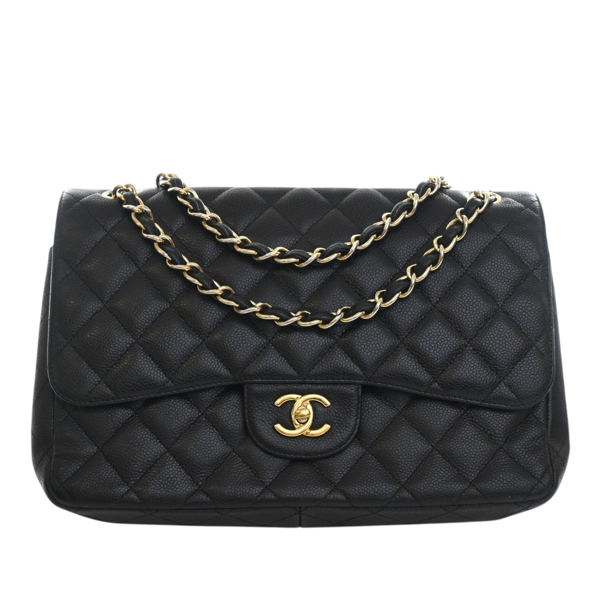 Chanel Jumbo Classic Caviar Double Flap - image 1