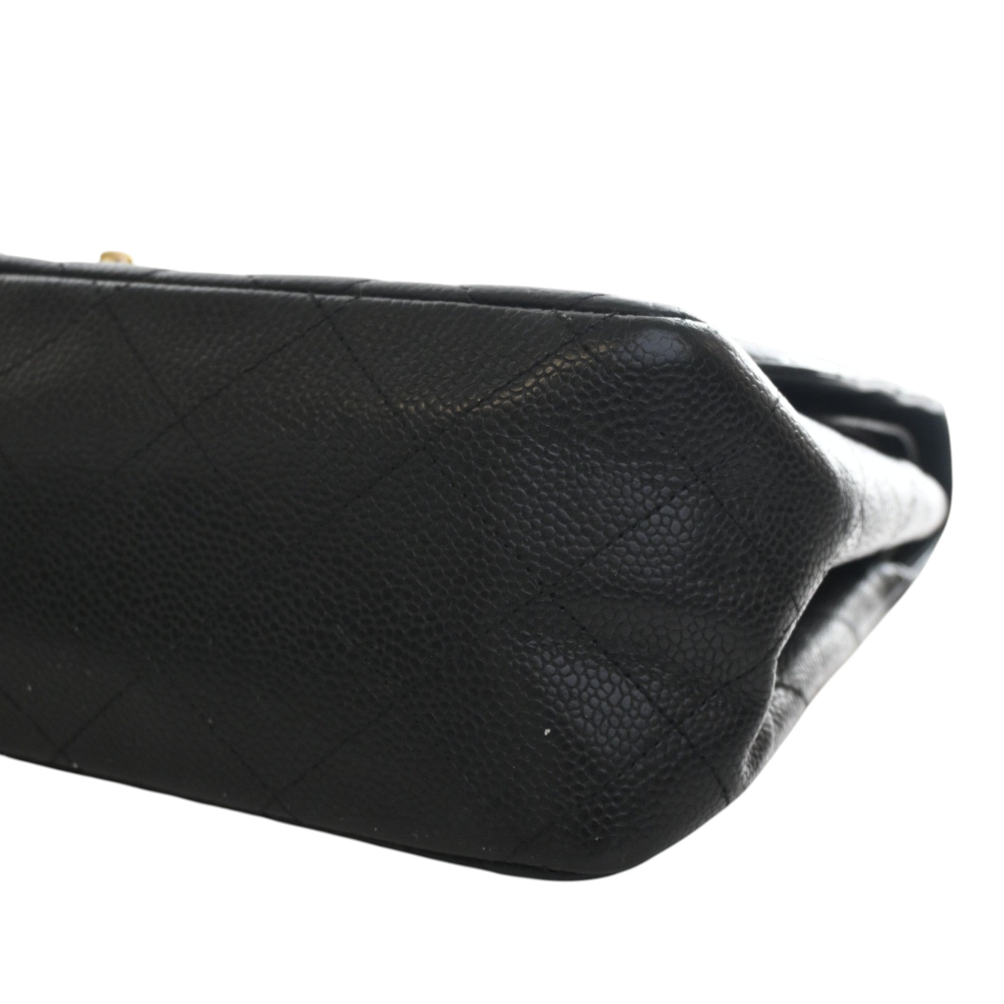 Chanel Jumbo Classic Caviar Double Flap - image 11