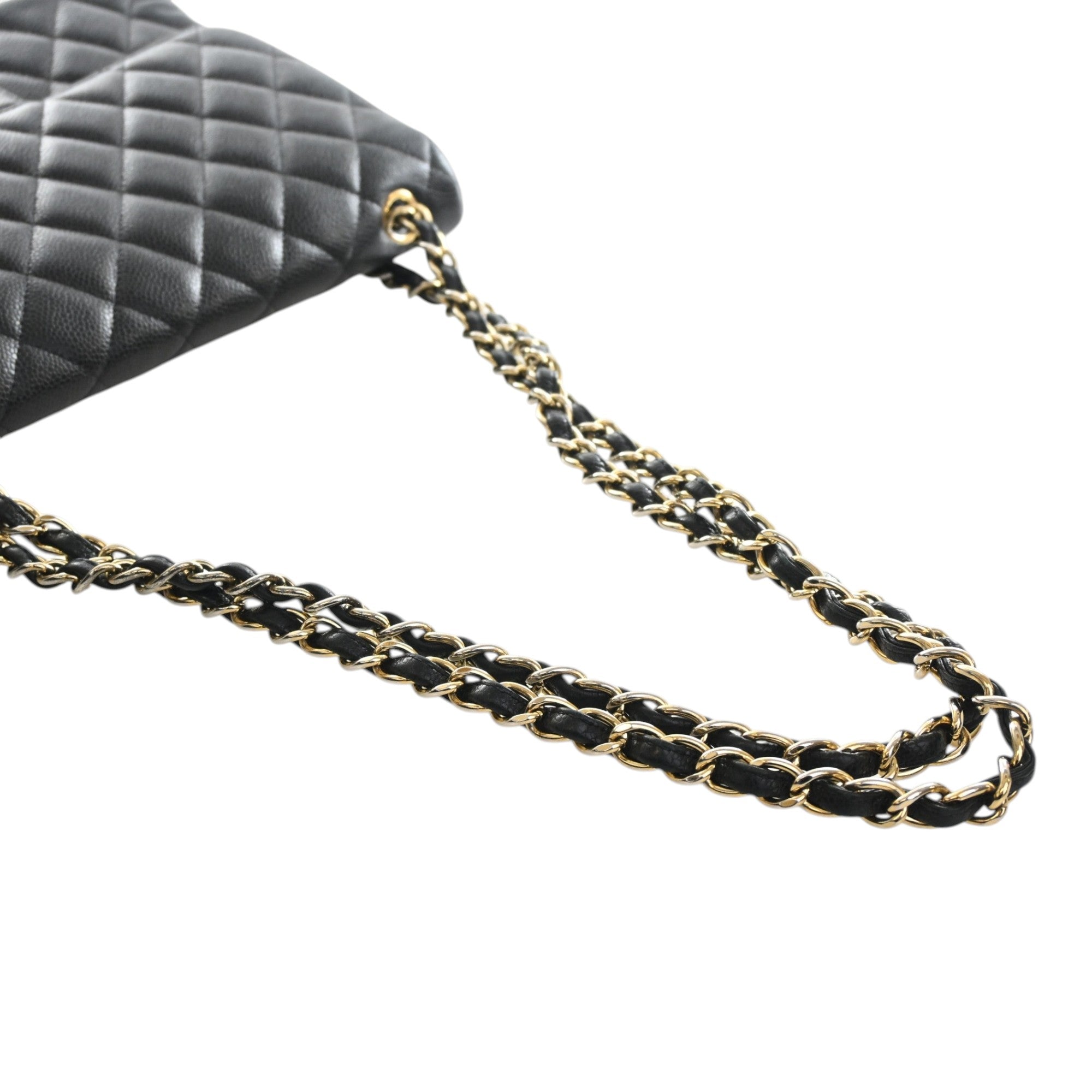 Chanel Jumbo Classic Caviar Double Flap - image 14