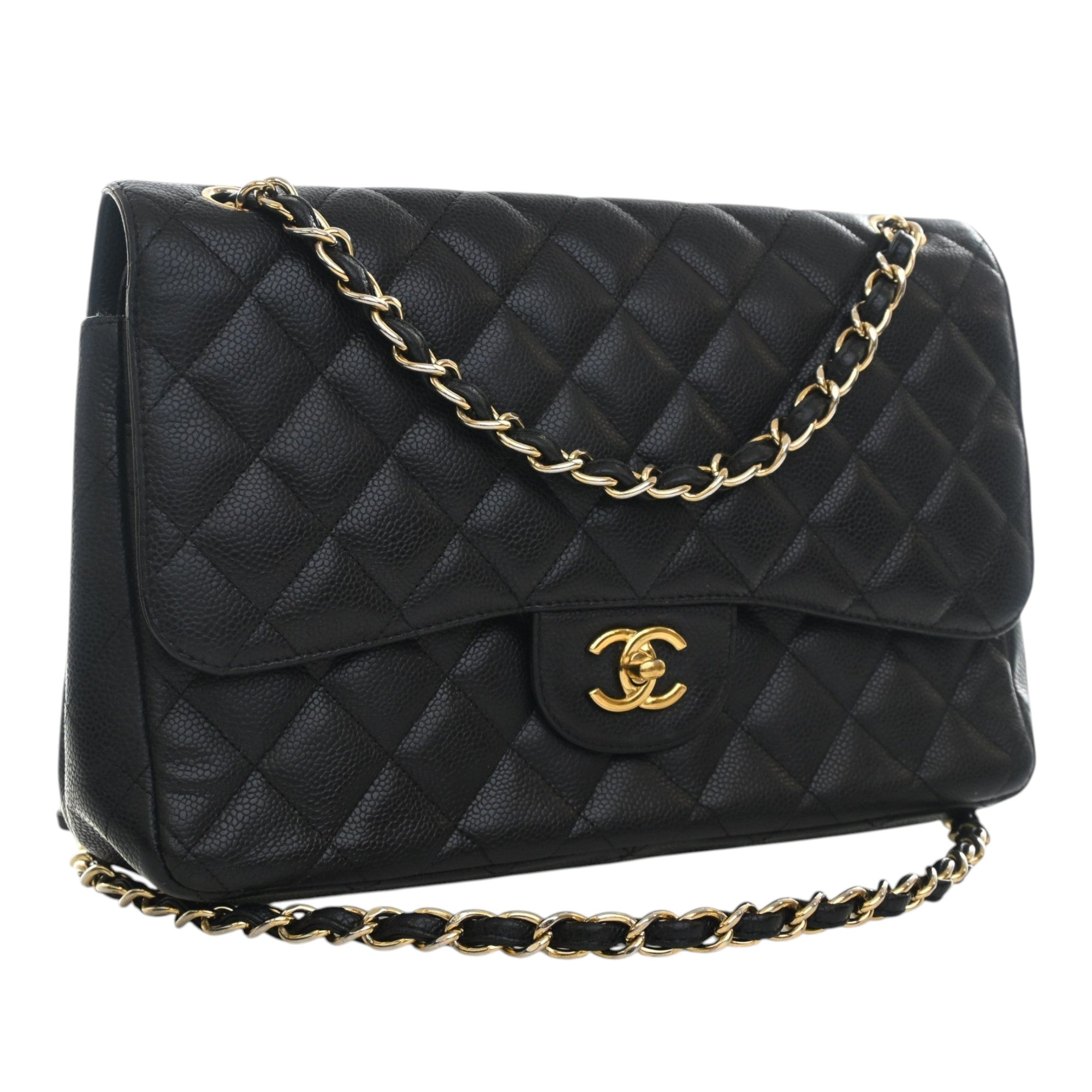 Chanel Jumbo Classic Caviar Double Flap - image 2