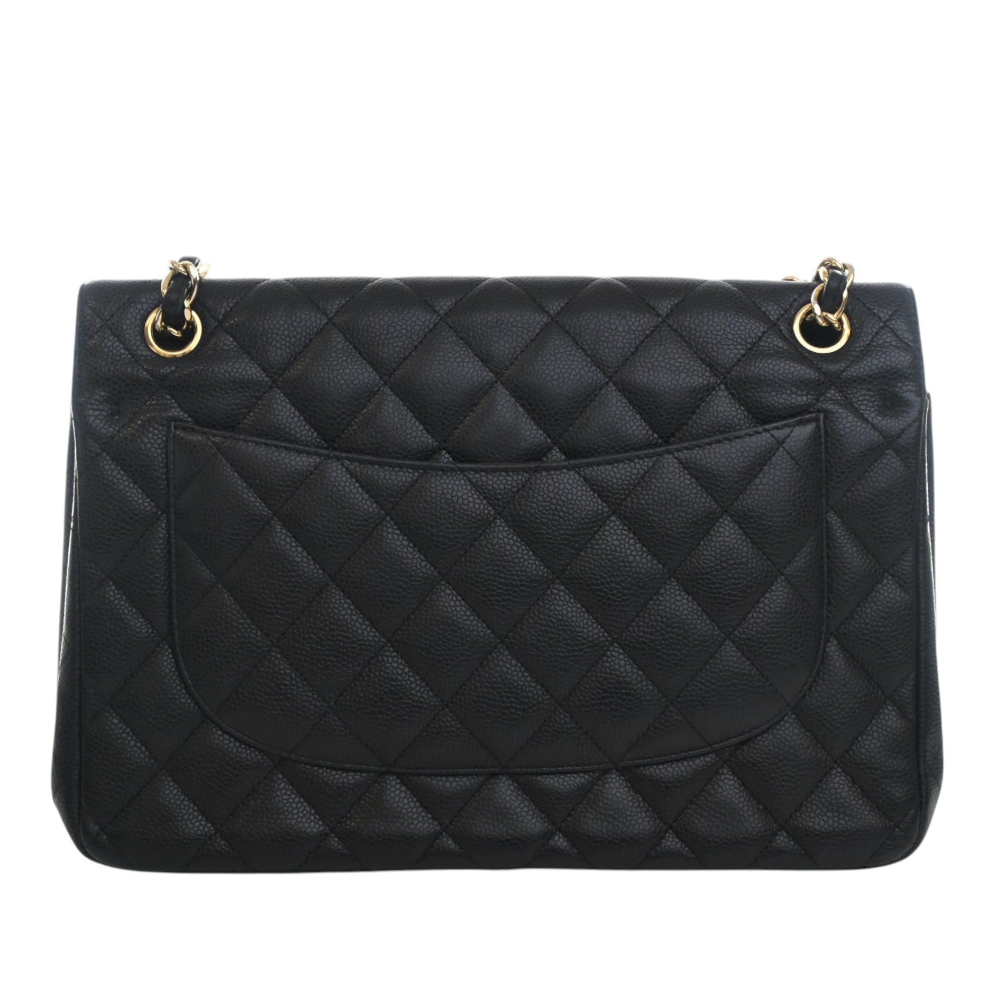 Chanel Jumbo Classic Caviar Double Flap - image 4