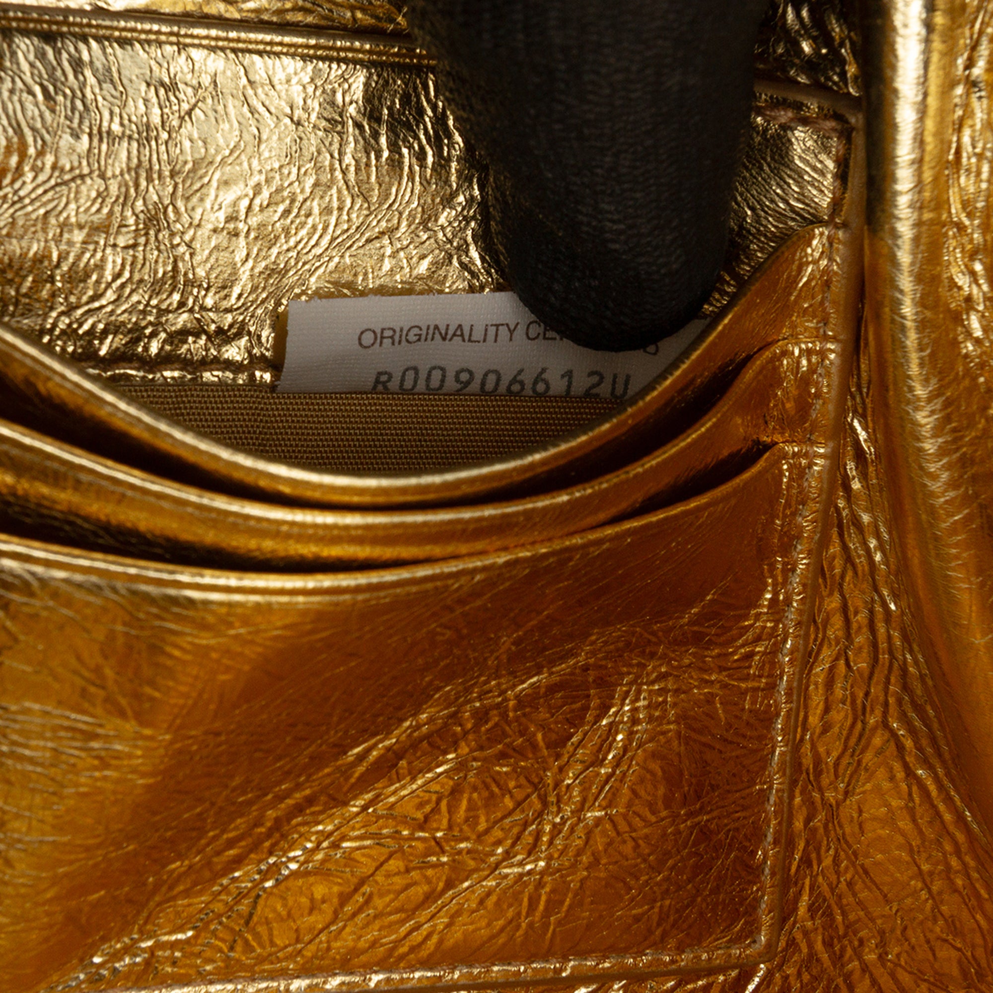 Bottega Veneta Wood Embossed Metallic Leather Intrecciato Andiamo Clutch - image 7