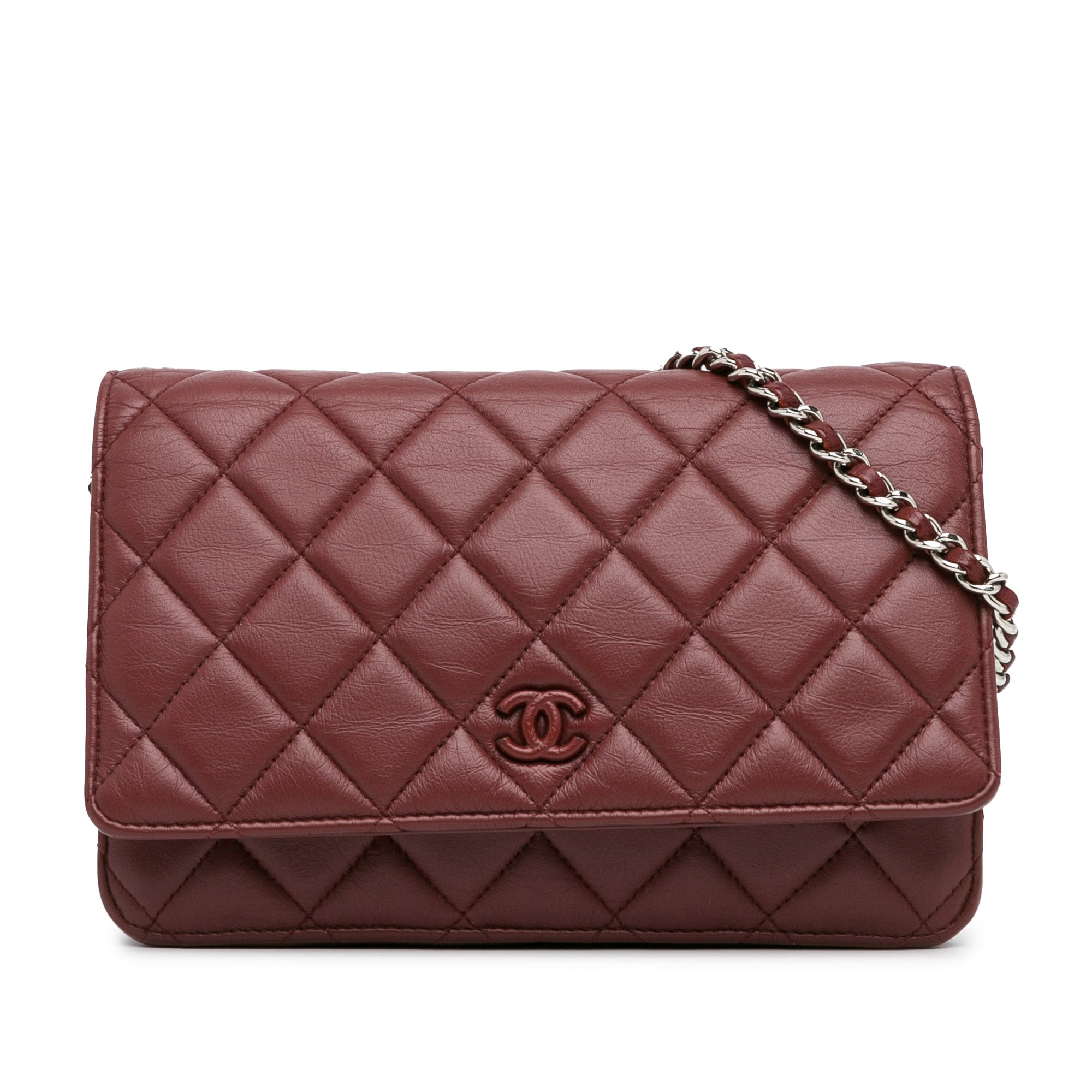 Chanel Classic Lambskin Wallet on Chain - image 1