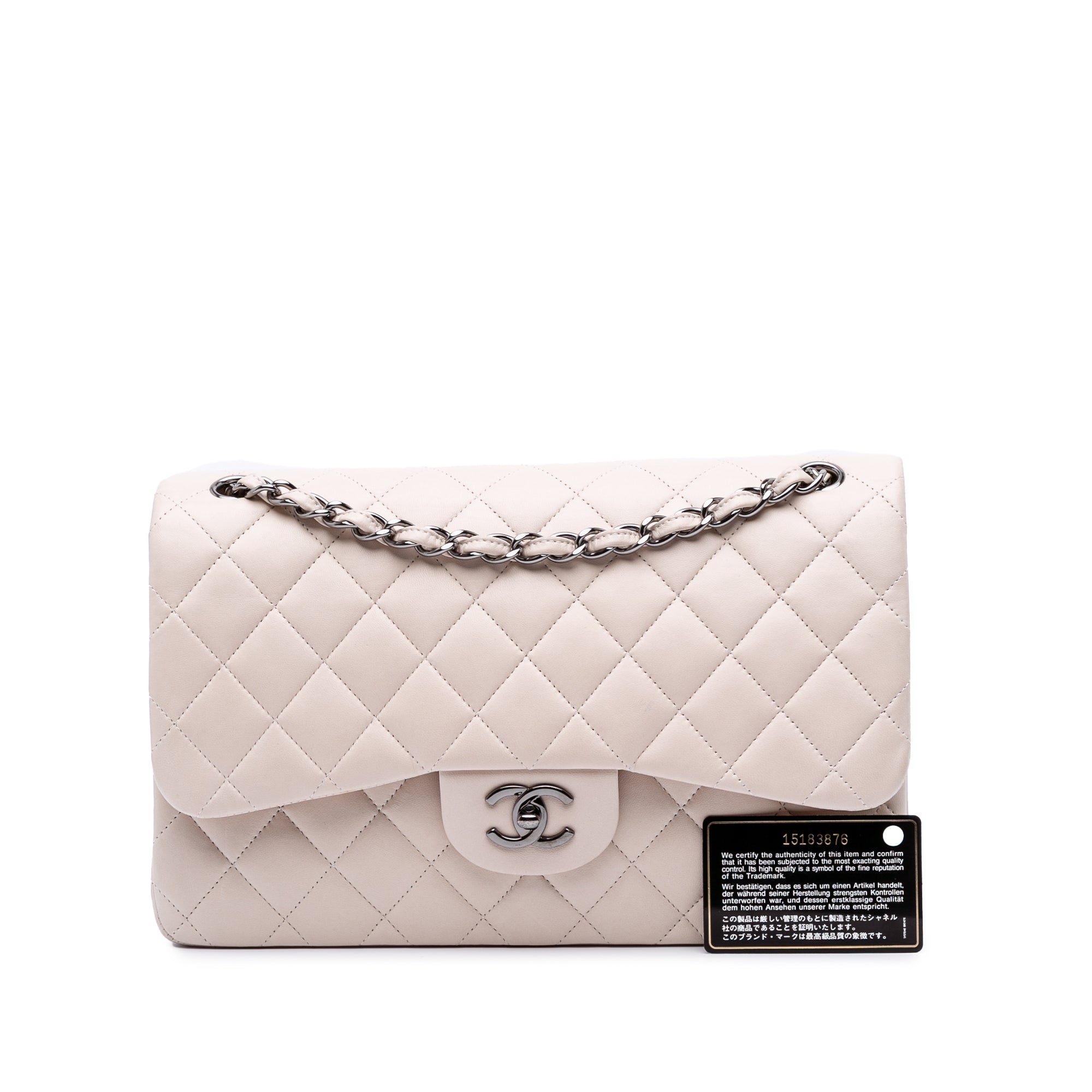 Chanel Jumbo Classic Lambskin Double Flap - image 12
