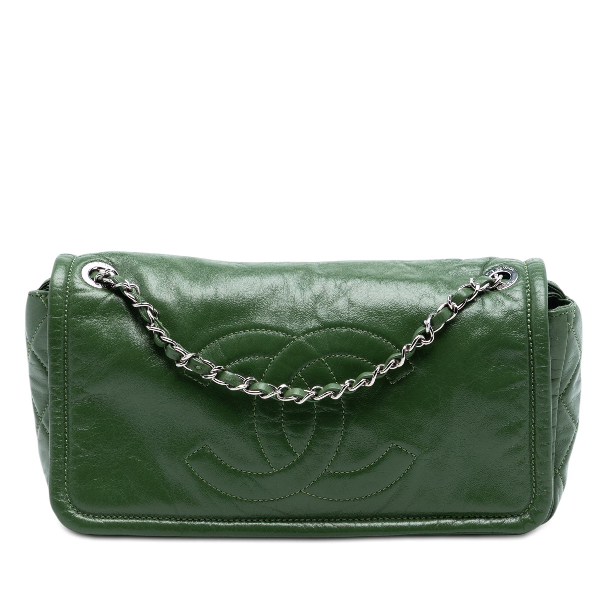 Chanel CC Quilted Calfskin Flap - image 1