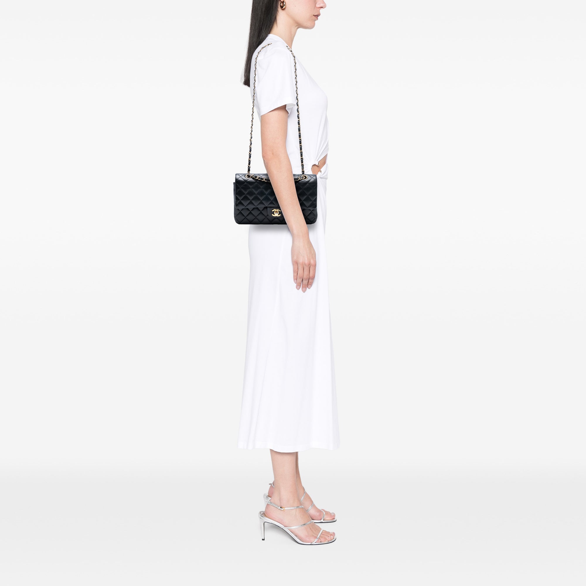 Chanel Medium Classic Lambskin Double Flap - image 7