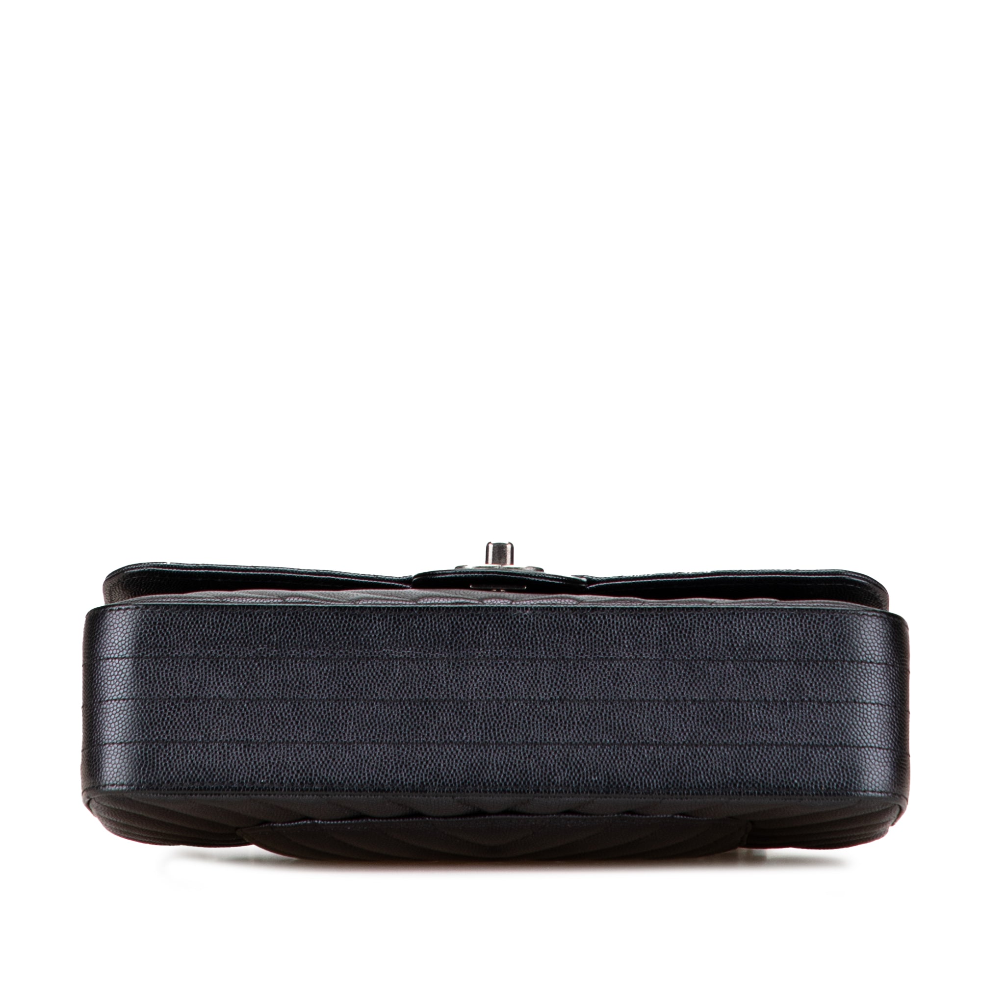 Chanel Medium Classic Chevron Caviar Double Flap - image 3
