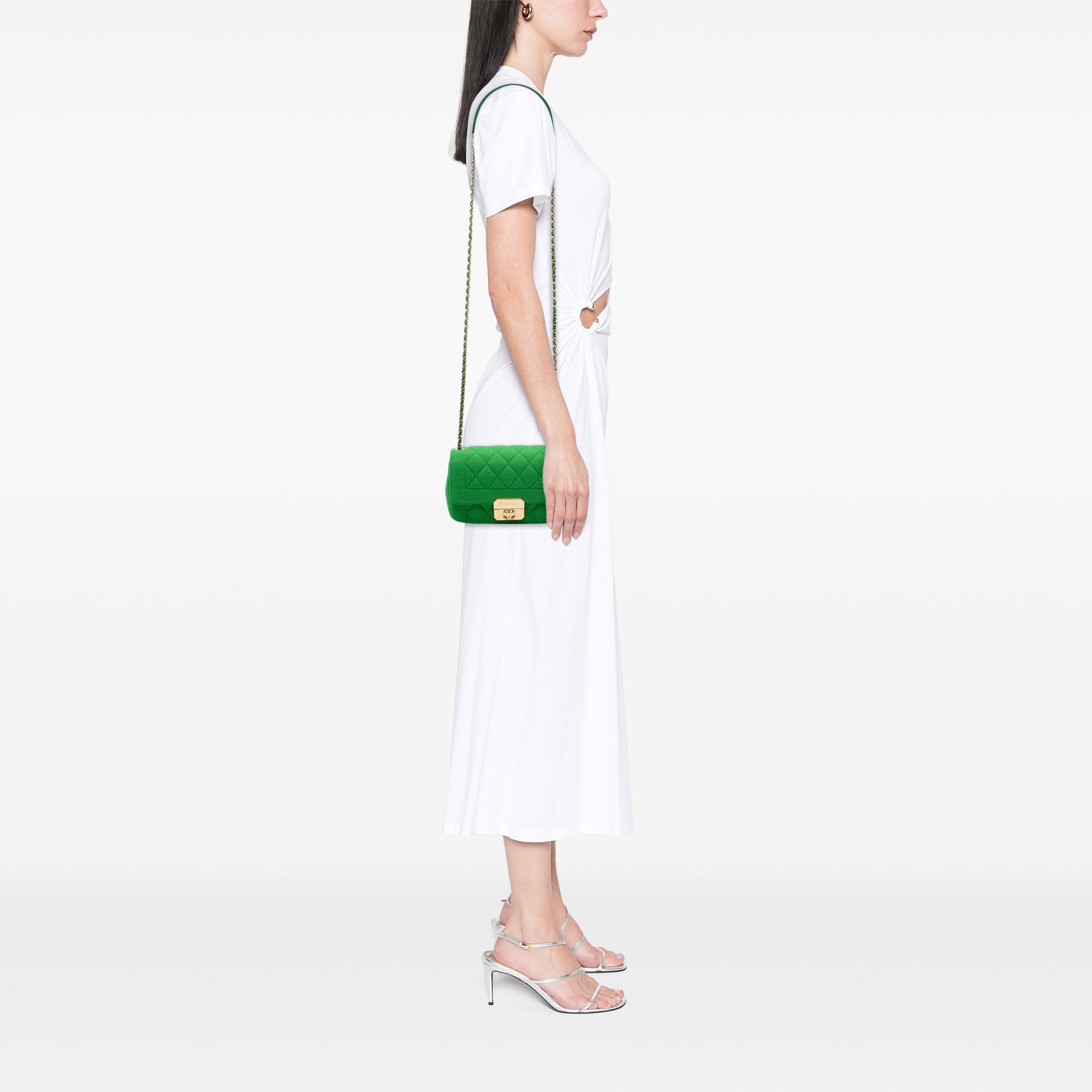 Chanel Mini Jersey Chic With Me Flap - image 5