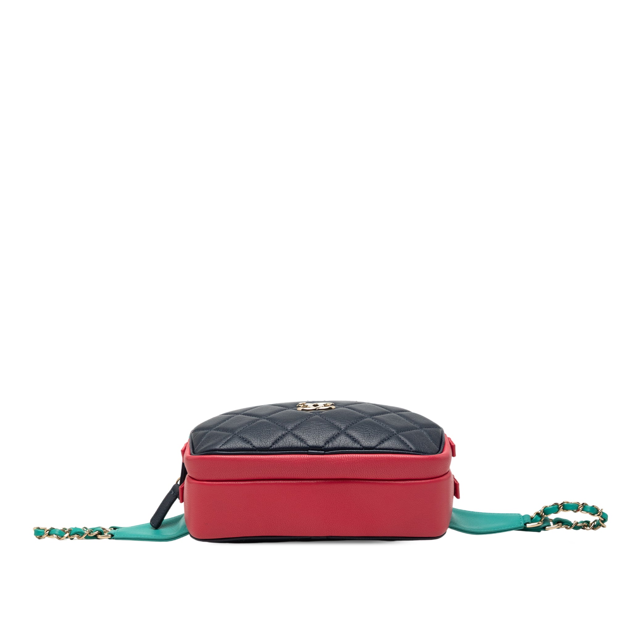 Chanel Tricolor Quilted Goatskin In and Out Belt Bag - image 3