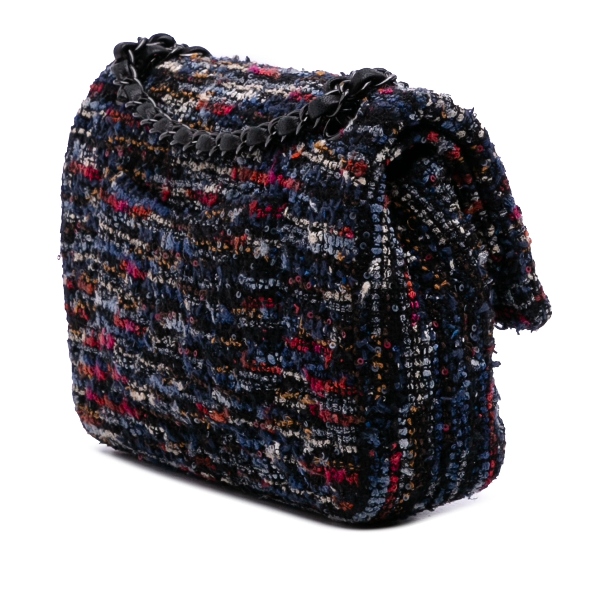 Chanel Medium Classic Tweed Double Flap - image 2