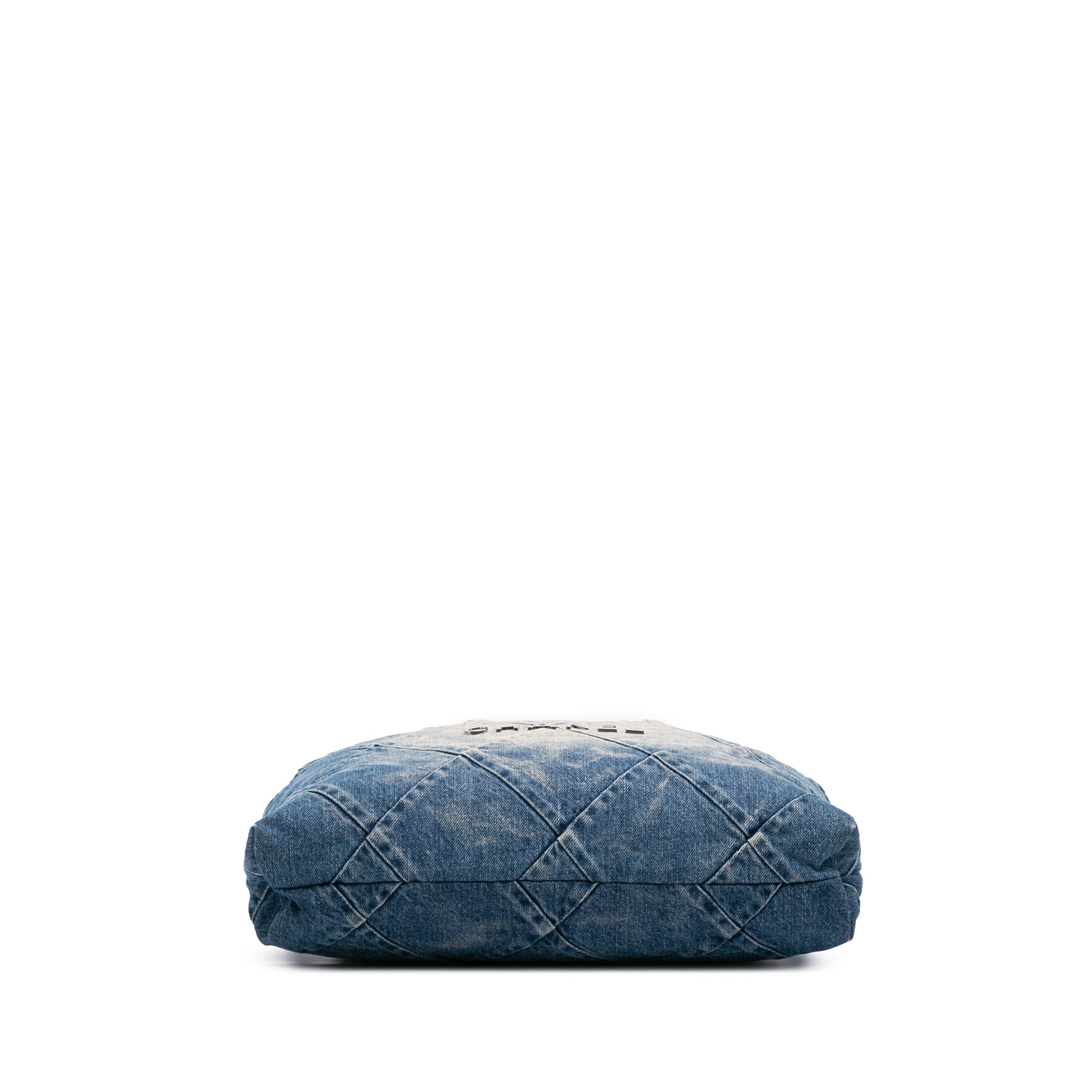 Chanel Small Quilted Denim 22 Handbag - image 3