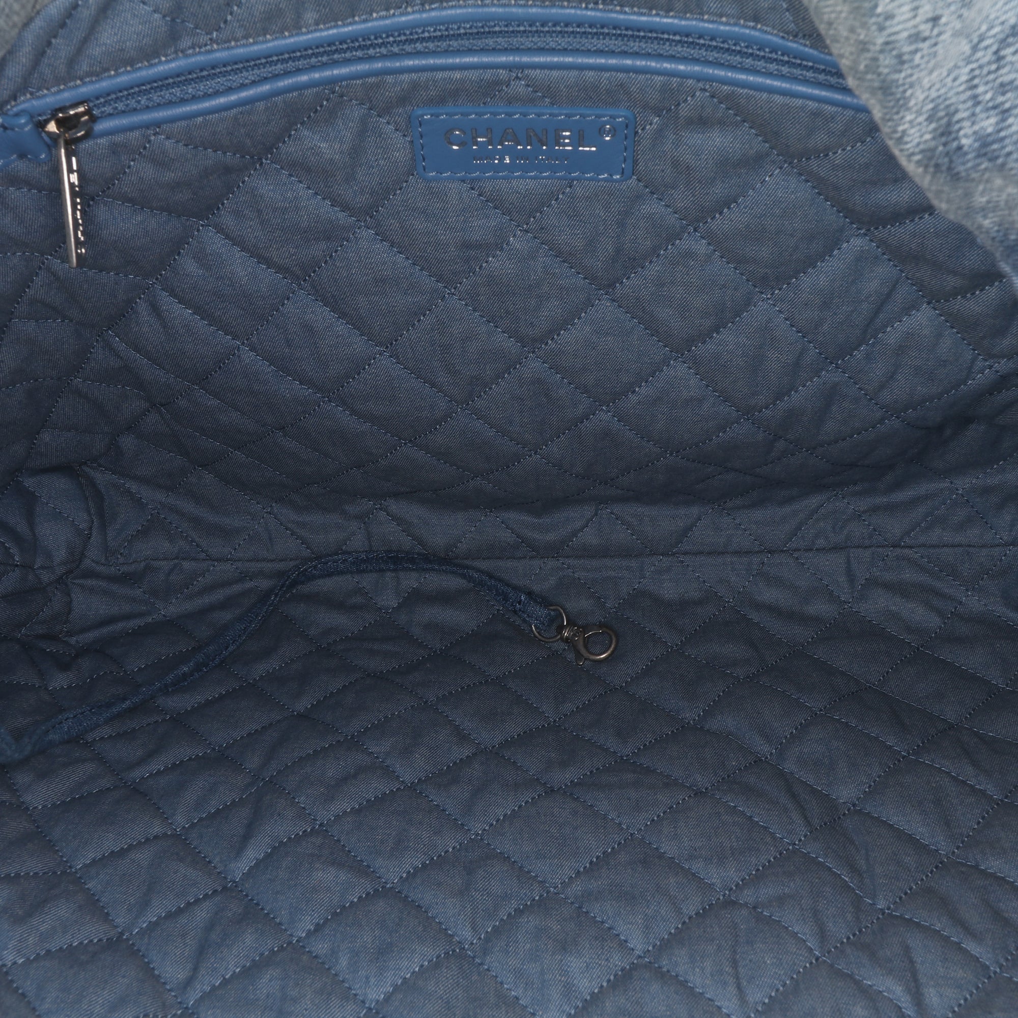Chanel Small Quilted Denim 22 Handbag - image 4