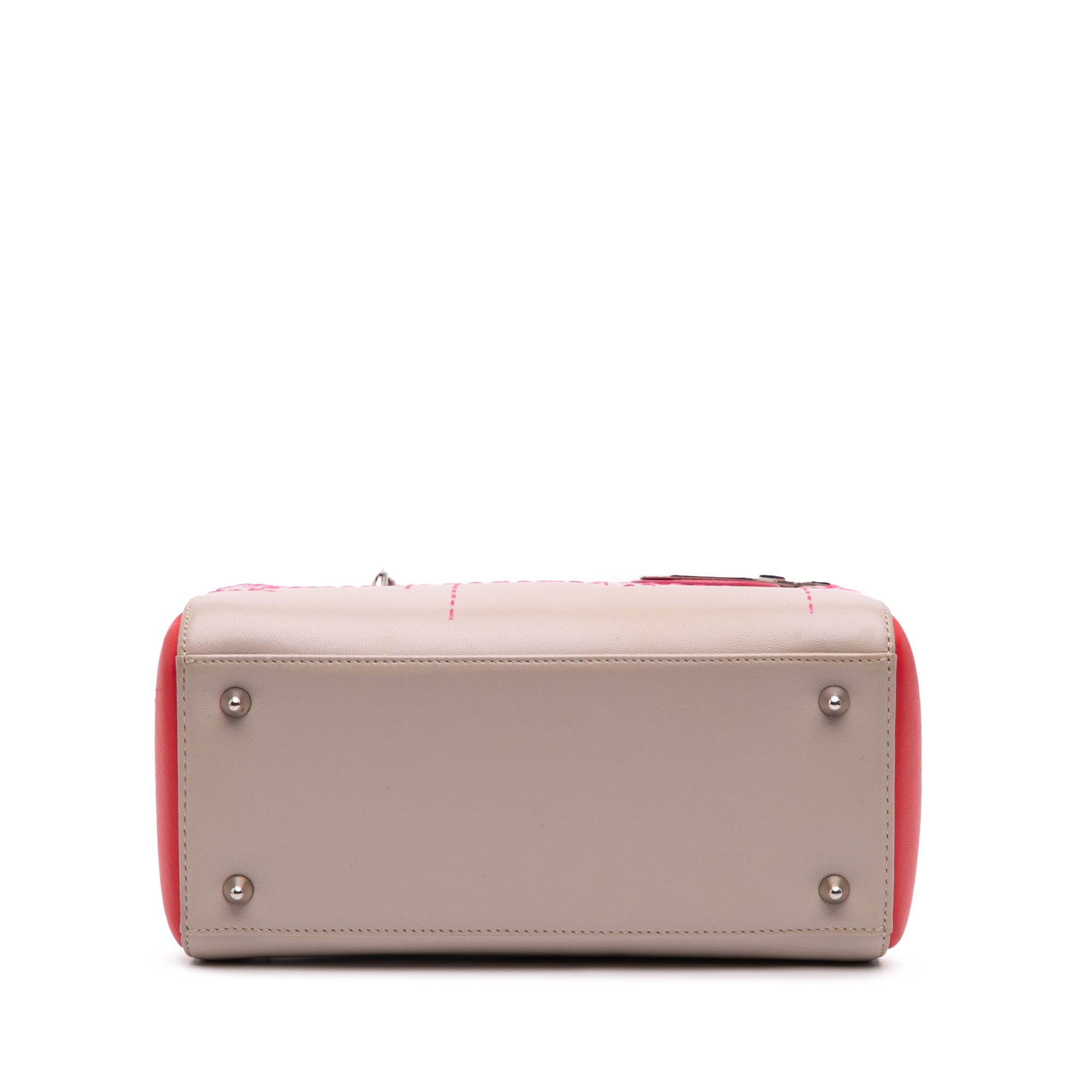 Dior Medium Tricolor Lambskin Macrocannage Stitched Lady Dior - image 3