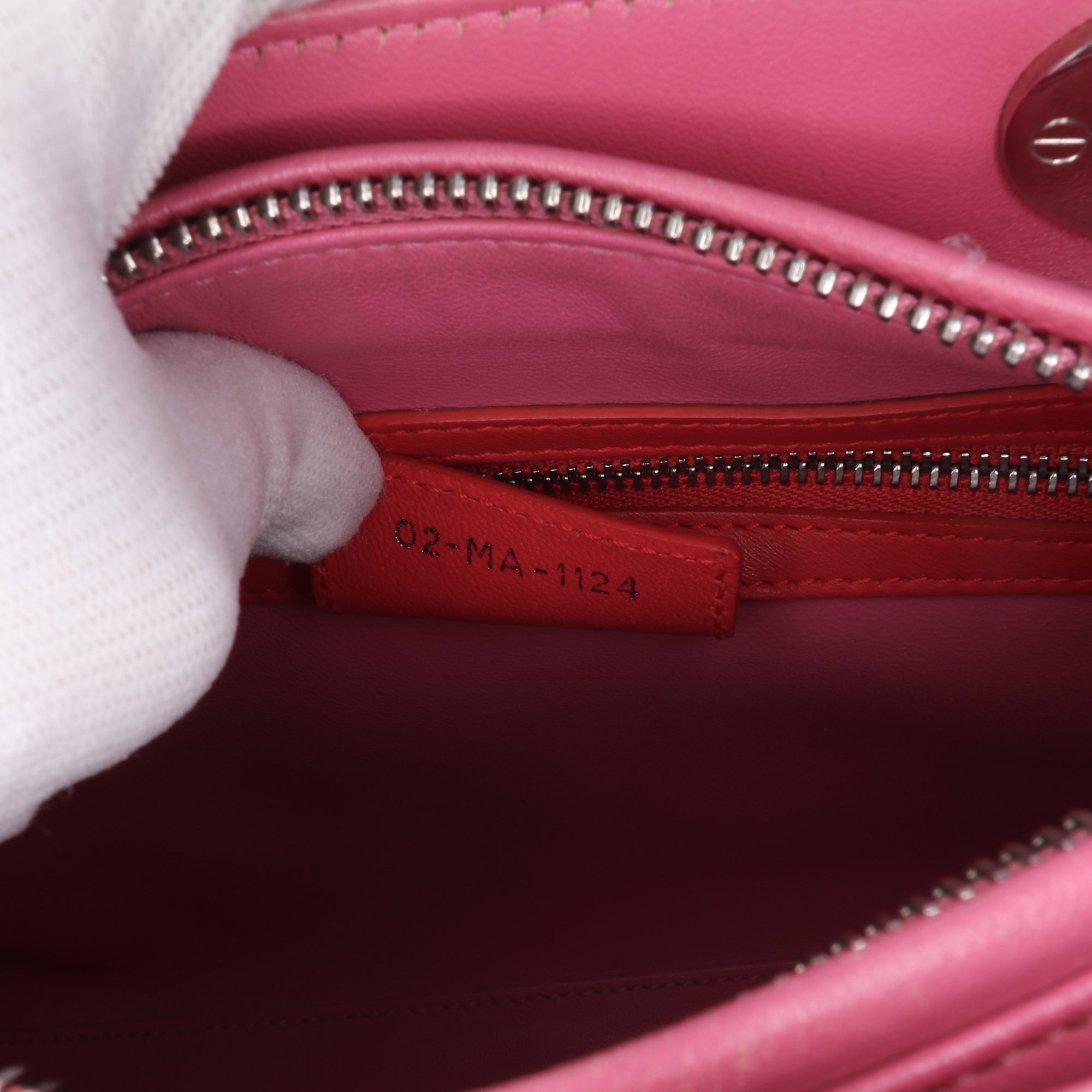 Dior Medium Tricolor Lambskin Macrocannage Stitched Lady Dior - image 5
