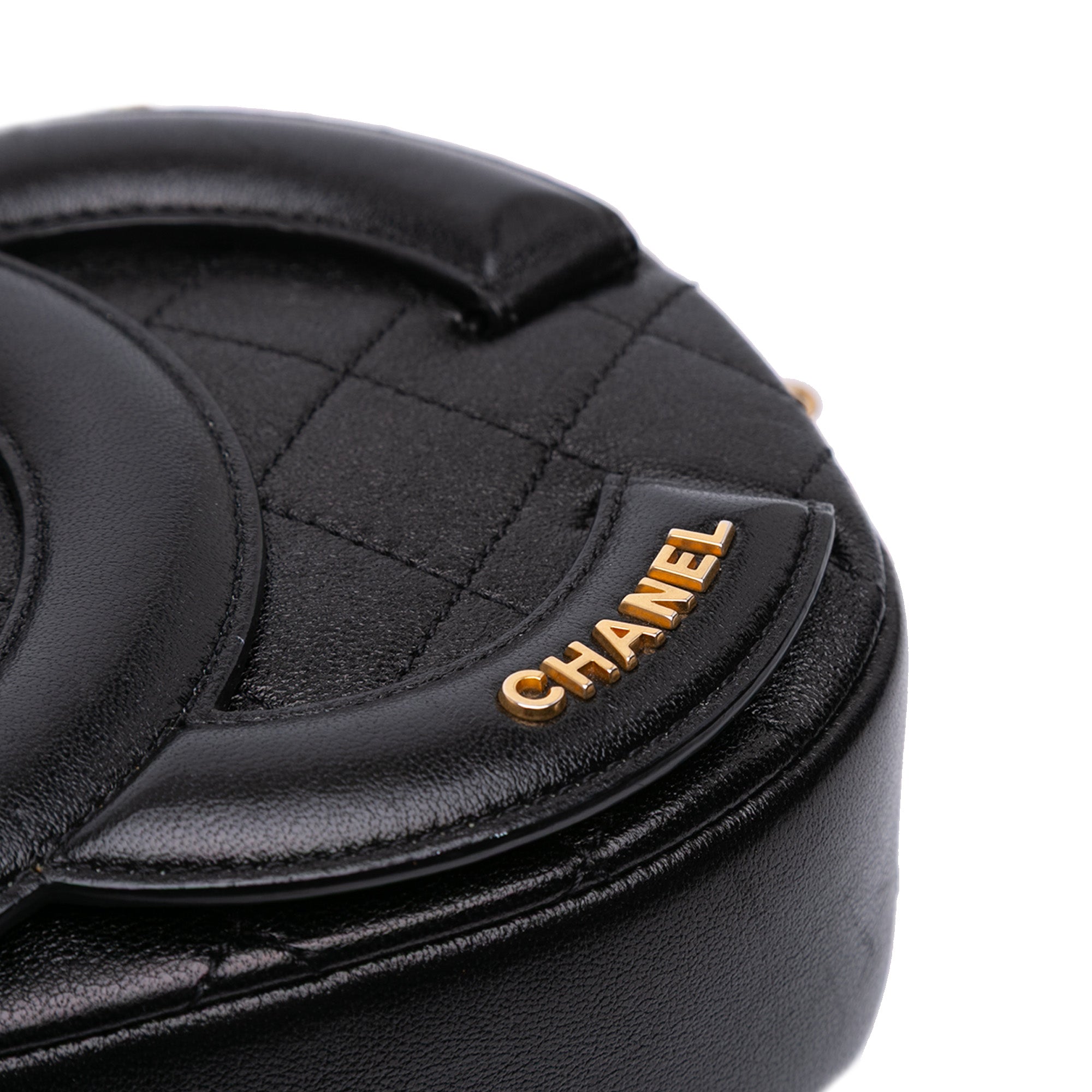 Chanel CC Quilted Lambskin Coco Midnight Camera Bag - image 6
