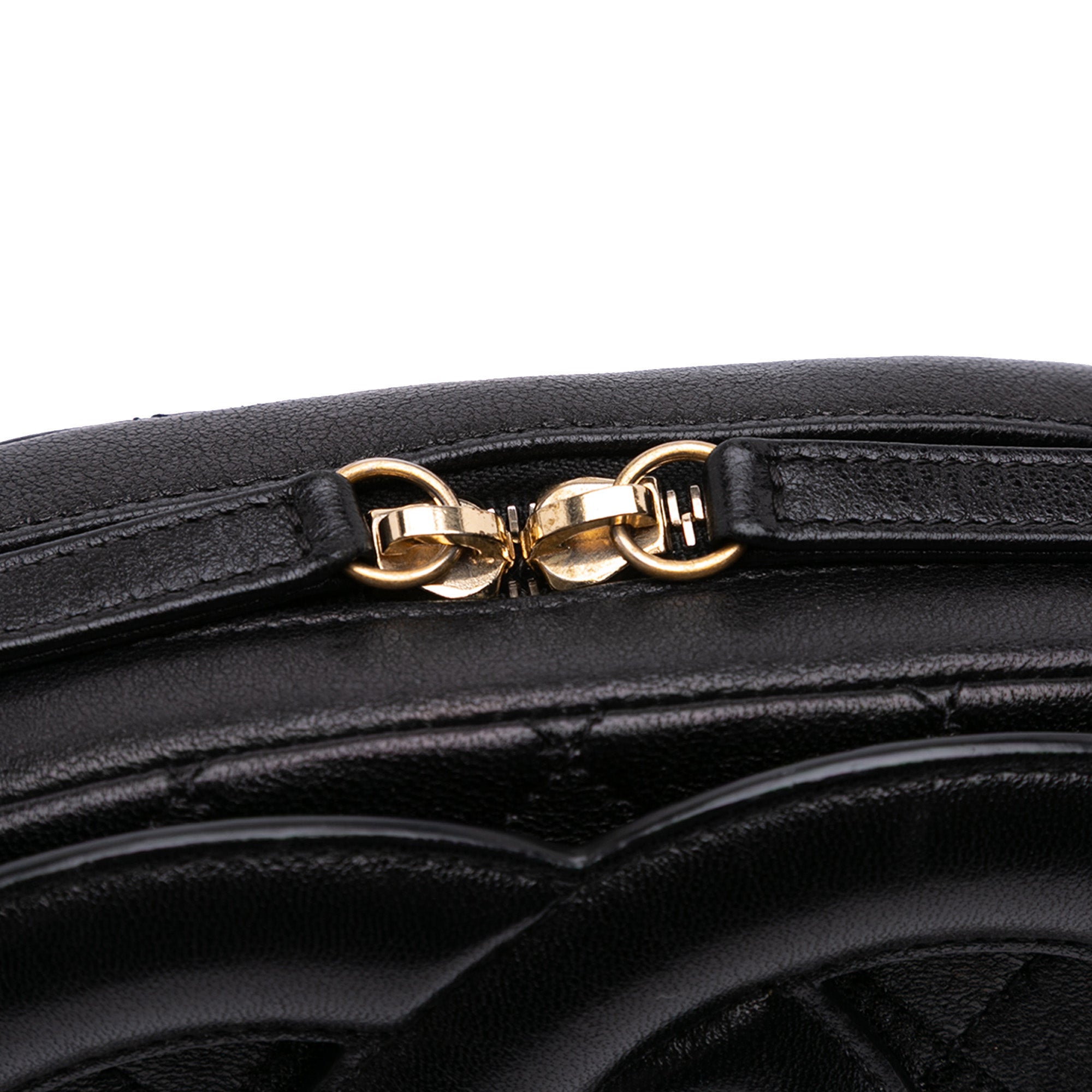 Chanel CC Quilted Lambskin Coco Midnight Camera Bag - image 7