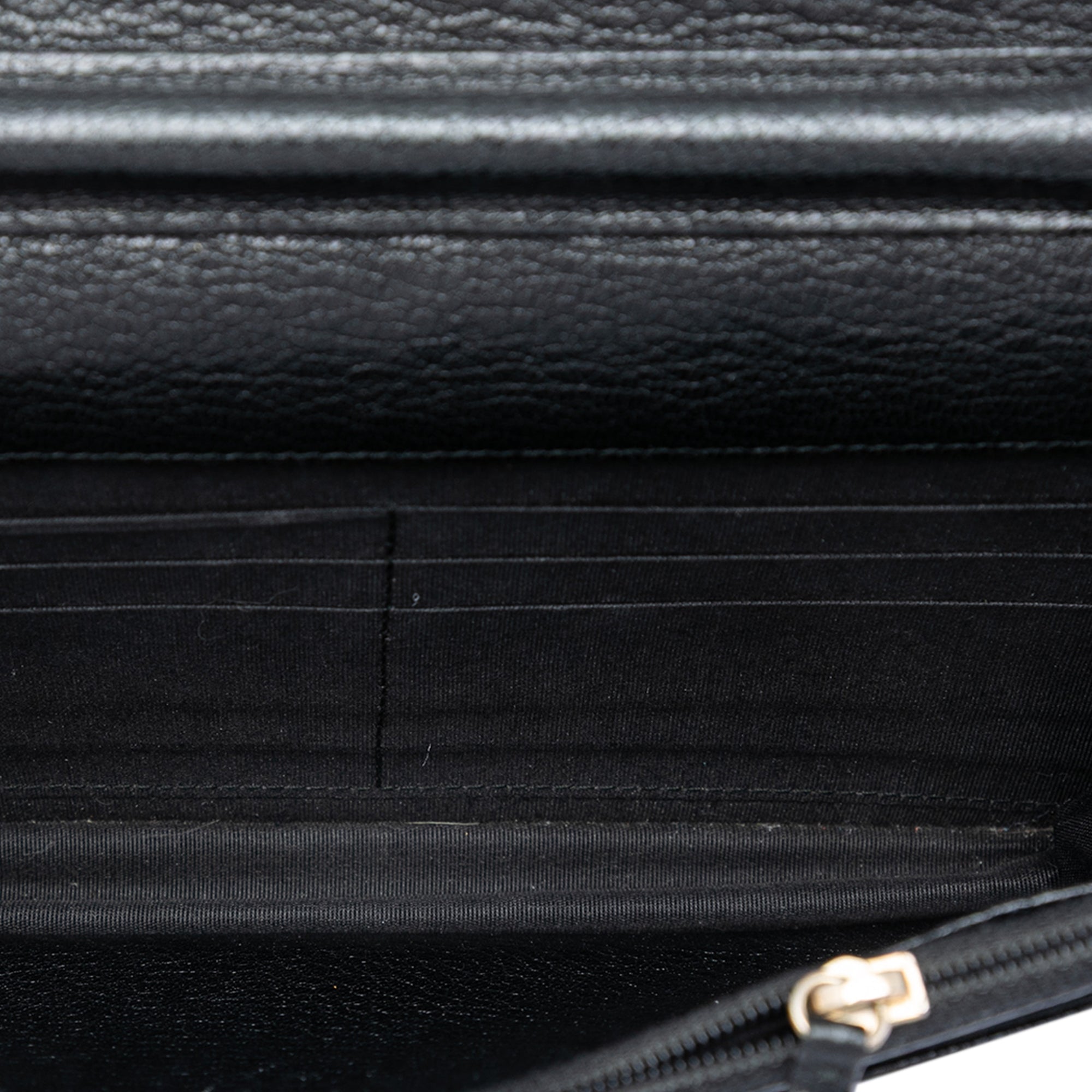 Chanel Studded Grained Calfskin Boy Wallet On Chain - image 4