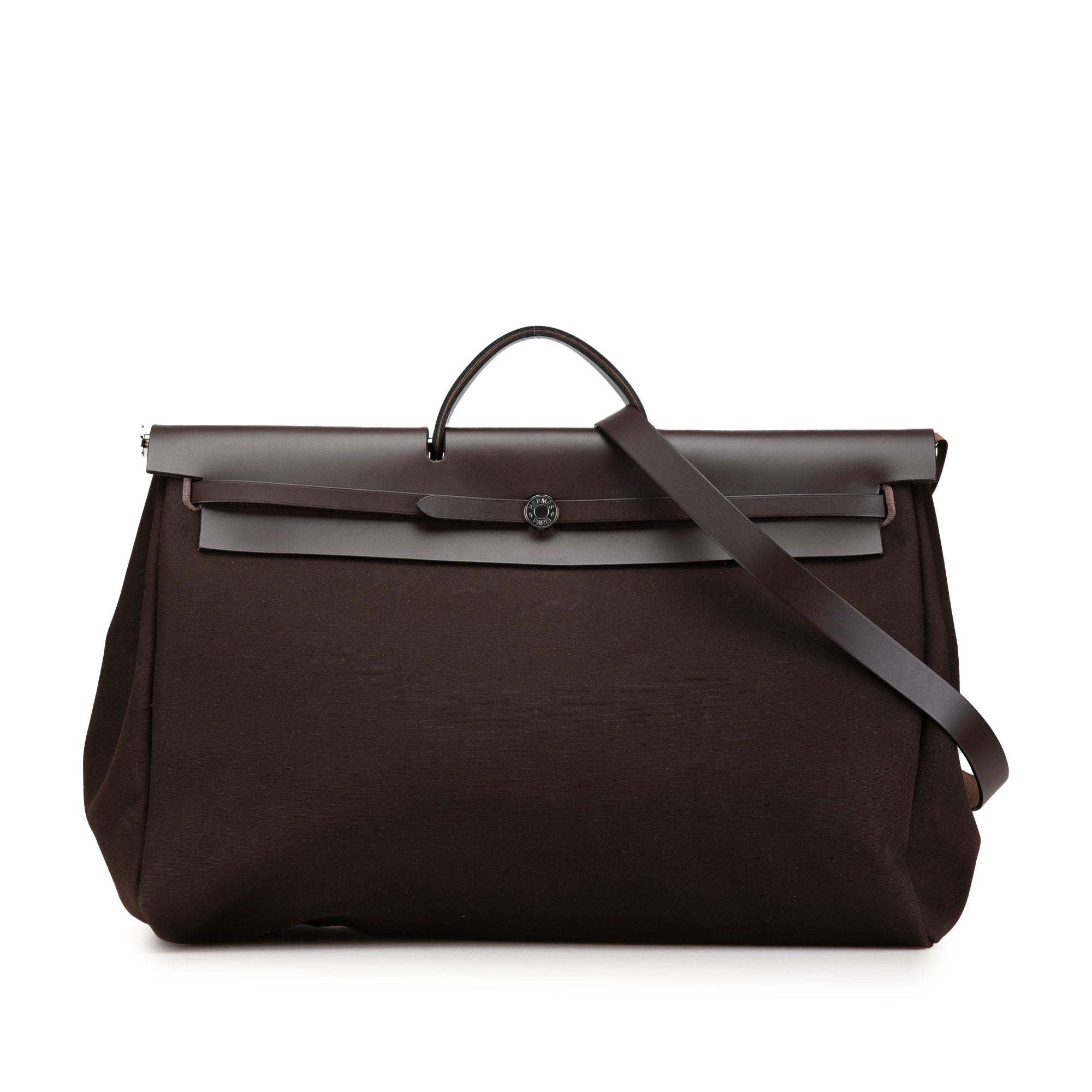 Hermès Toile Militaire Vache Hunter Herbag Zip Retourne Cabine 50 - image 1