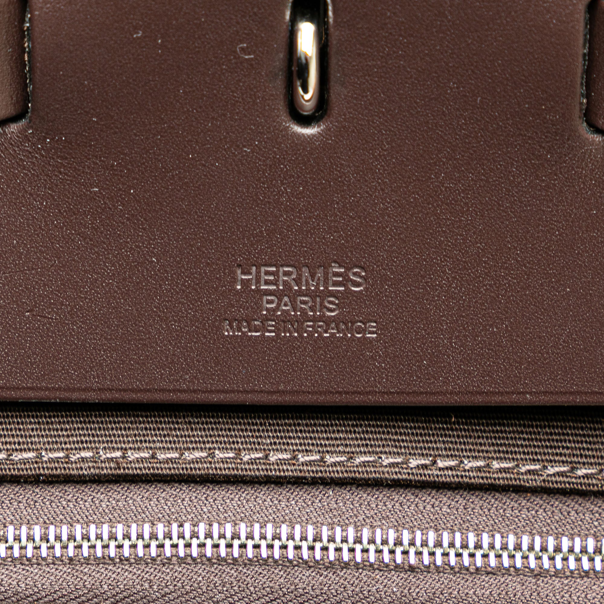 Hermès Toile Militaire Vache Hunter Herbag Zip Retourne Cabine 50 - image 6