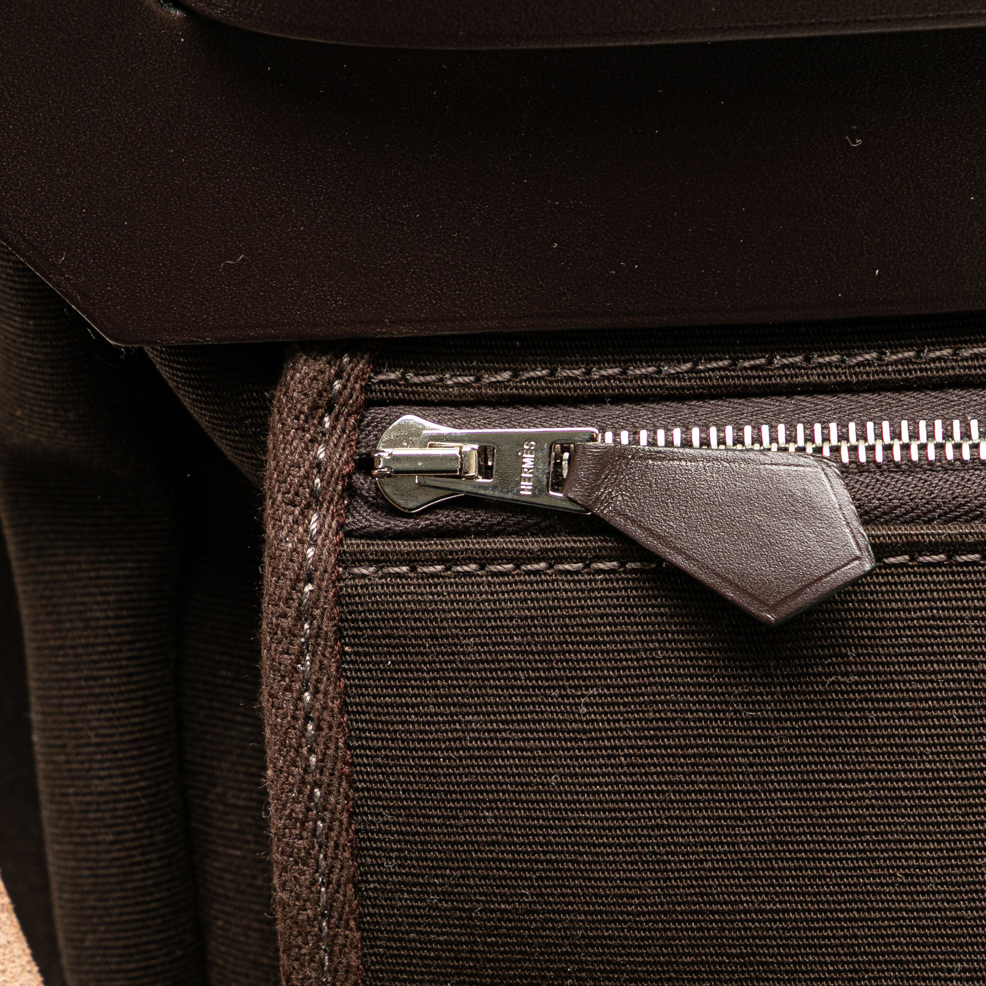 Hermès Toile Militaire Vache Hunter Herbag Zip Retourne Cabine 50 - image 9