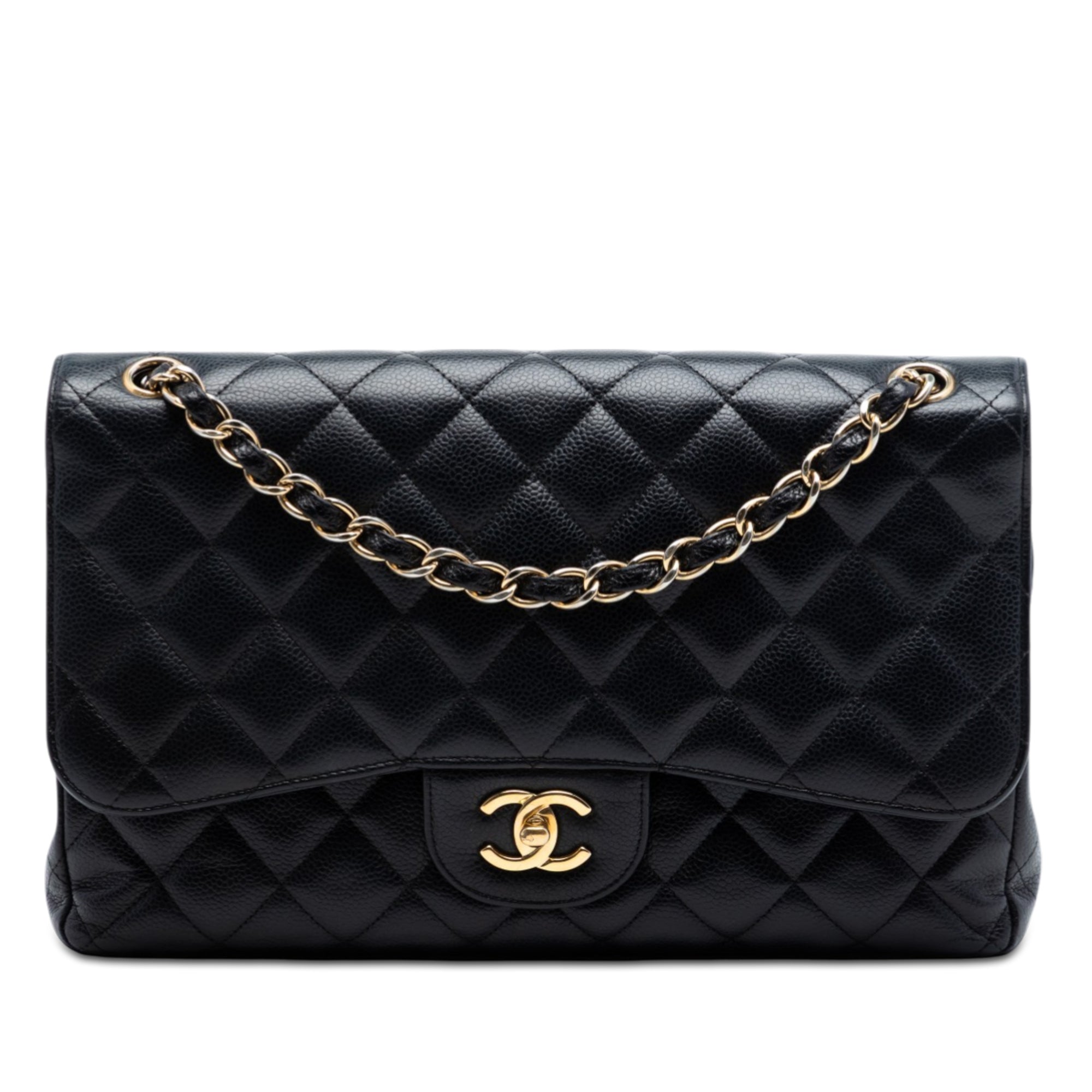 Chanel Jumbo Classic Caviar Double Flap - image 1