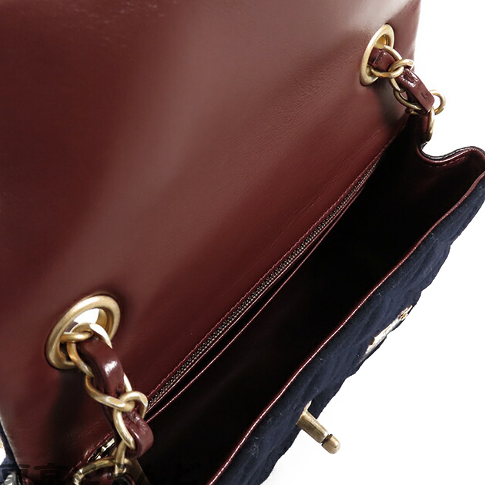 Chanel Paris Hamburg Mini Rectangular Classic Jersey Coco Sailor Charms Single Flap - image 4