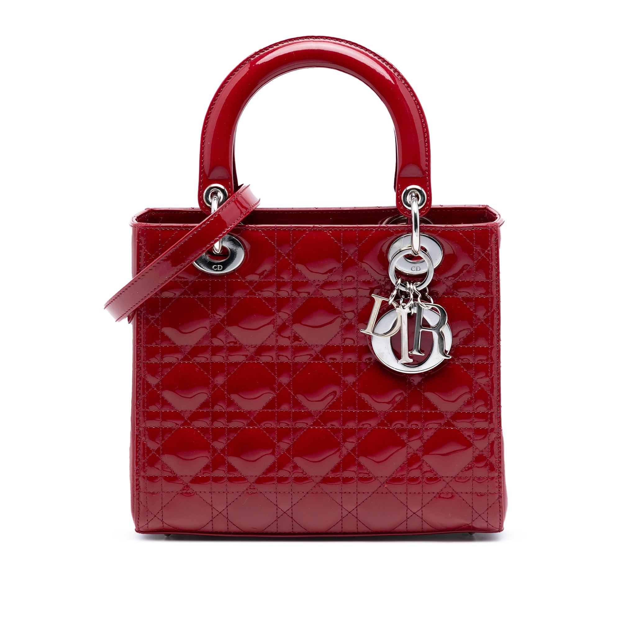 Dior Medium Patent Cannage Lady Dior - image 1