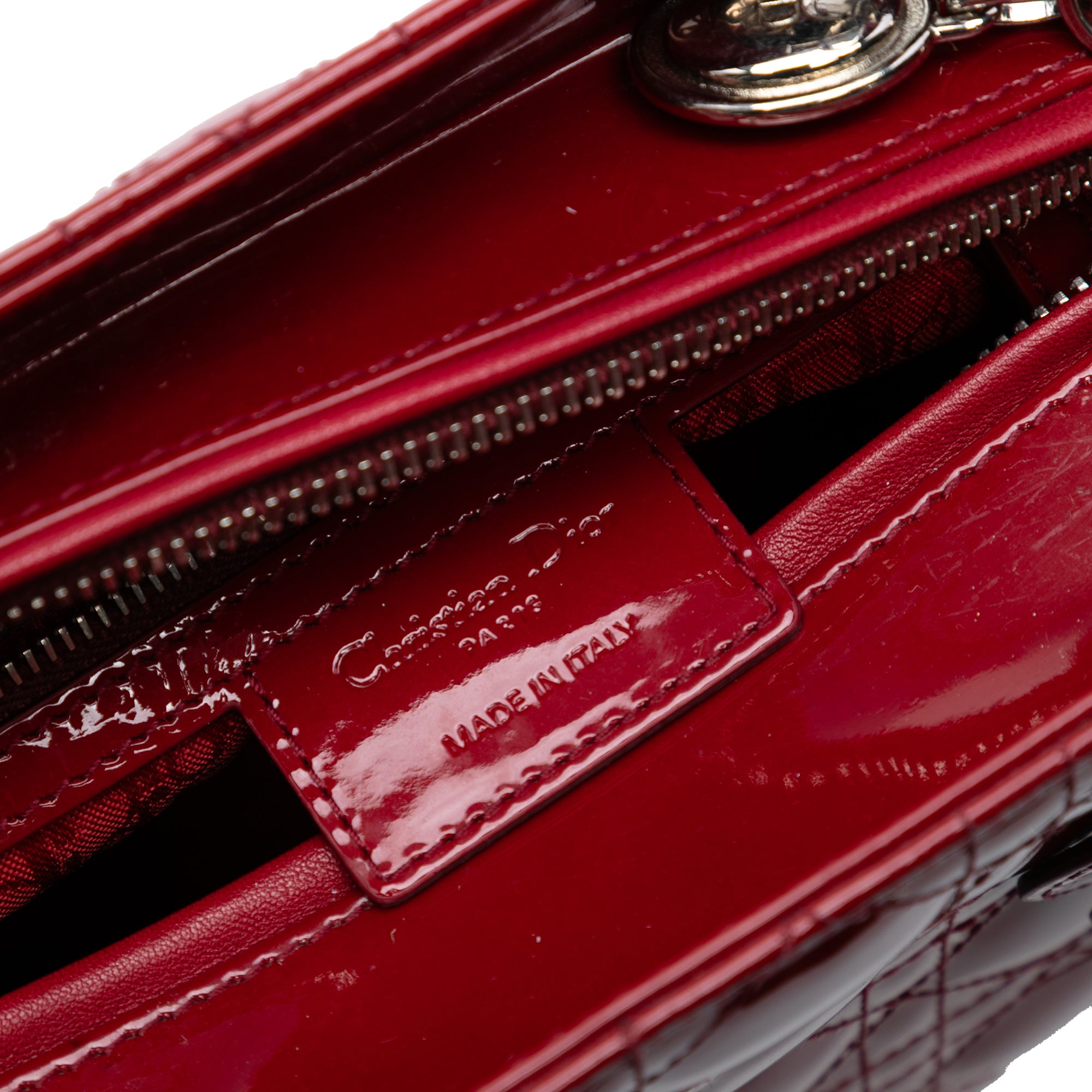 Dior Medium Patent Cannage Lady Dior - image 5