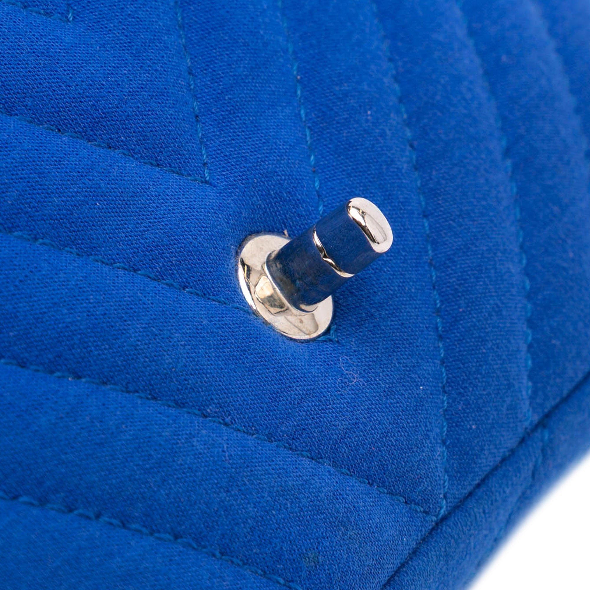 Chanel Medium Chevron Jersey Single Flap - image 8