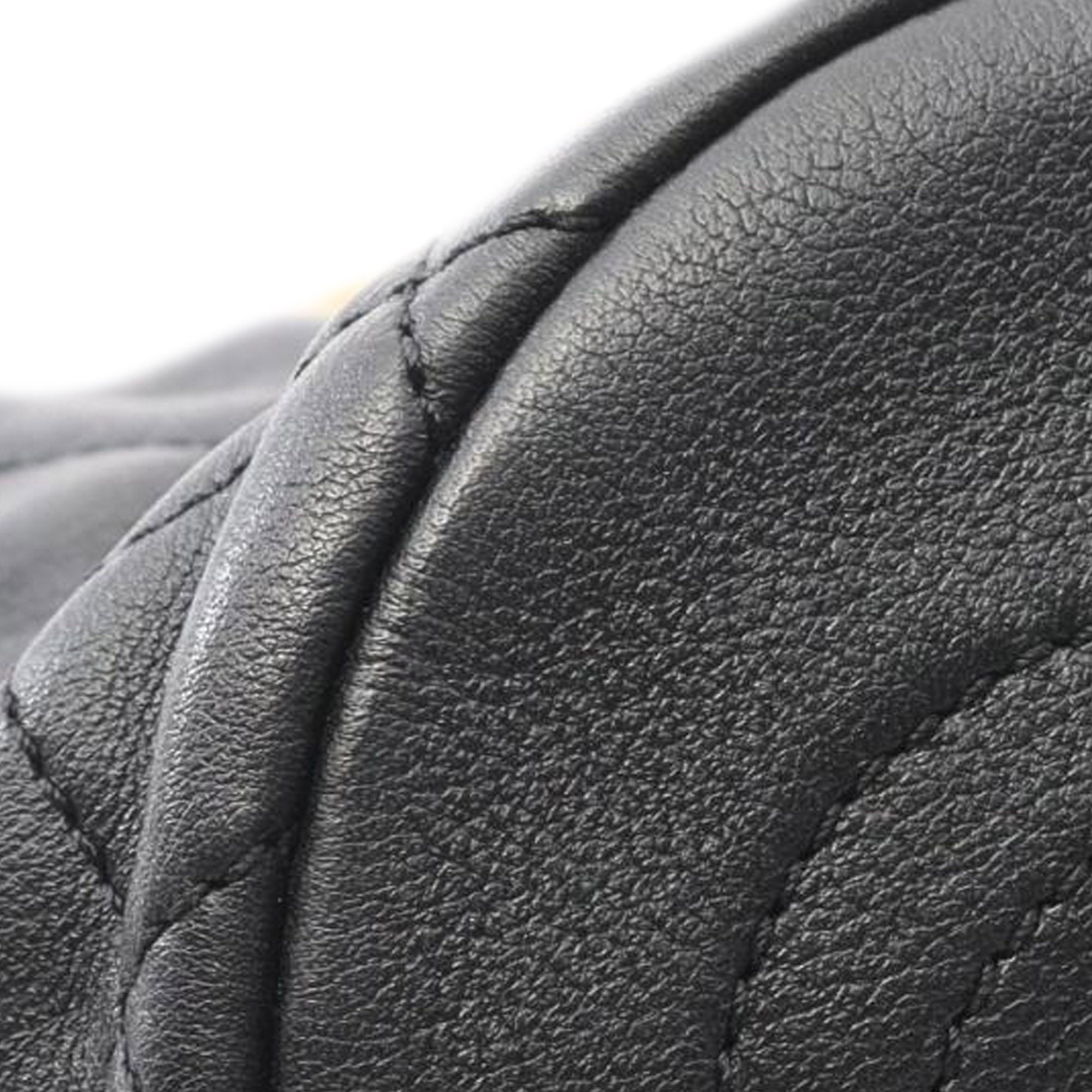 Chanel Mini Quilted Calfskin About Pearls Drawstring Bucket Bag - image 11