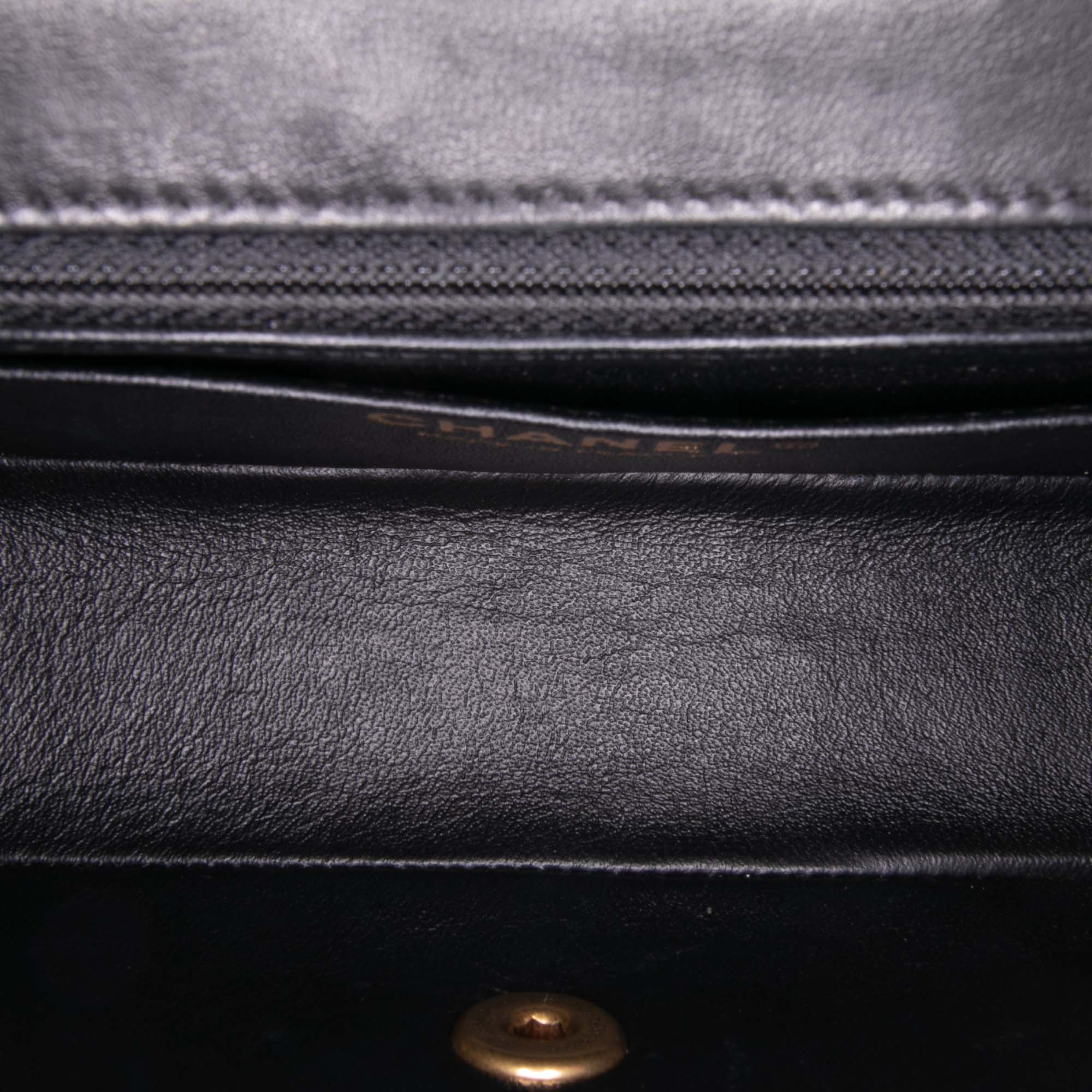 Chanel Mini Rectangular Classic Chevron Lambskin Single Flap