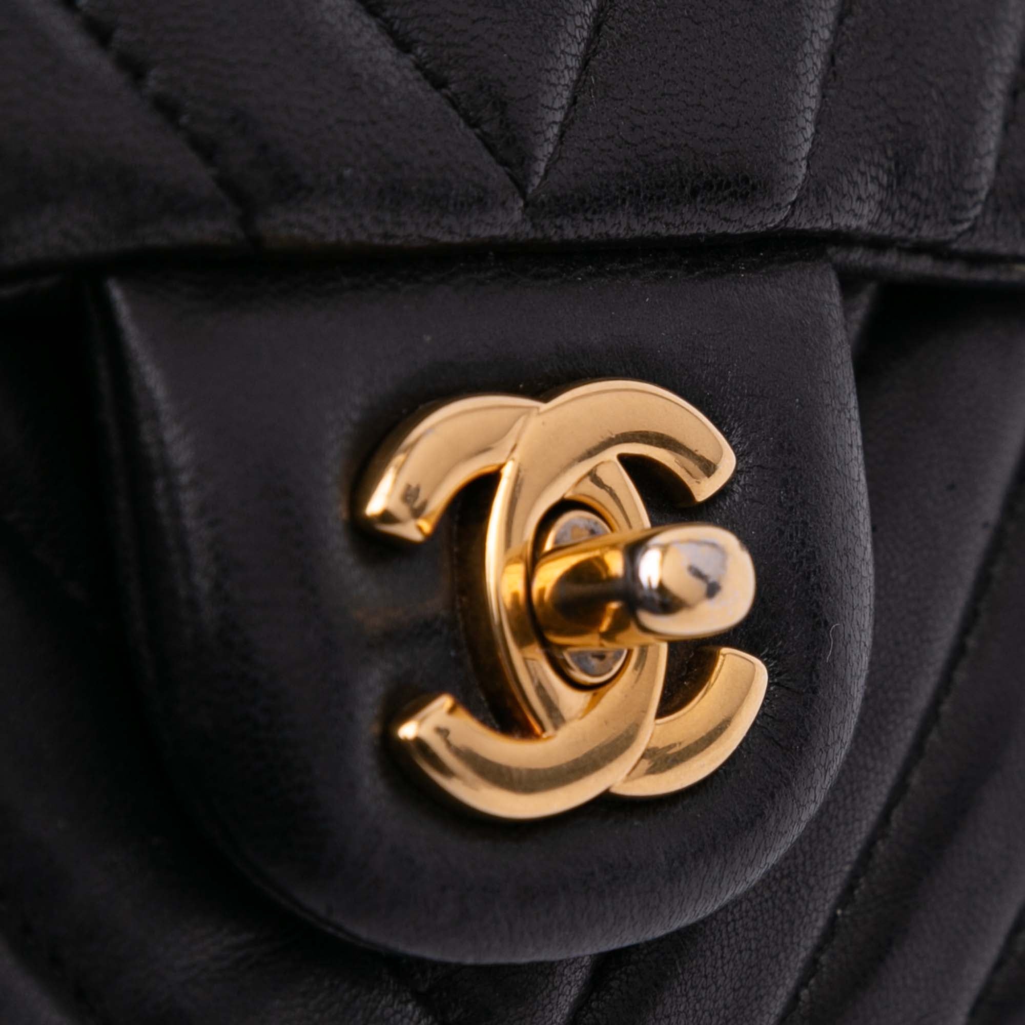 Chanel Mini Rectangular Classic Chevron Lambskin Single Flap