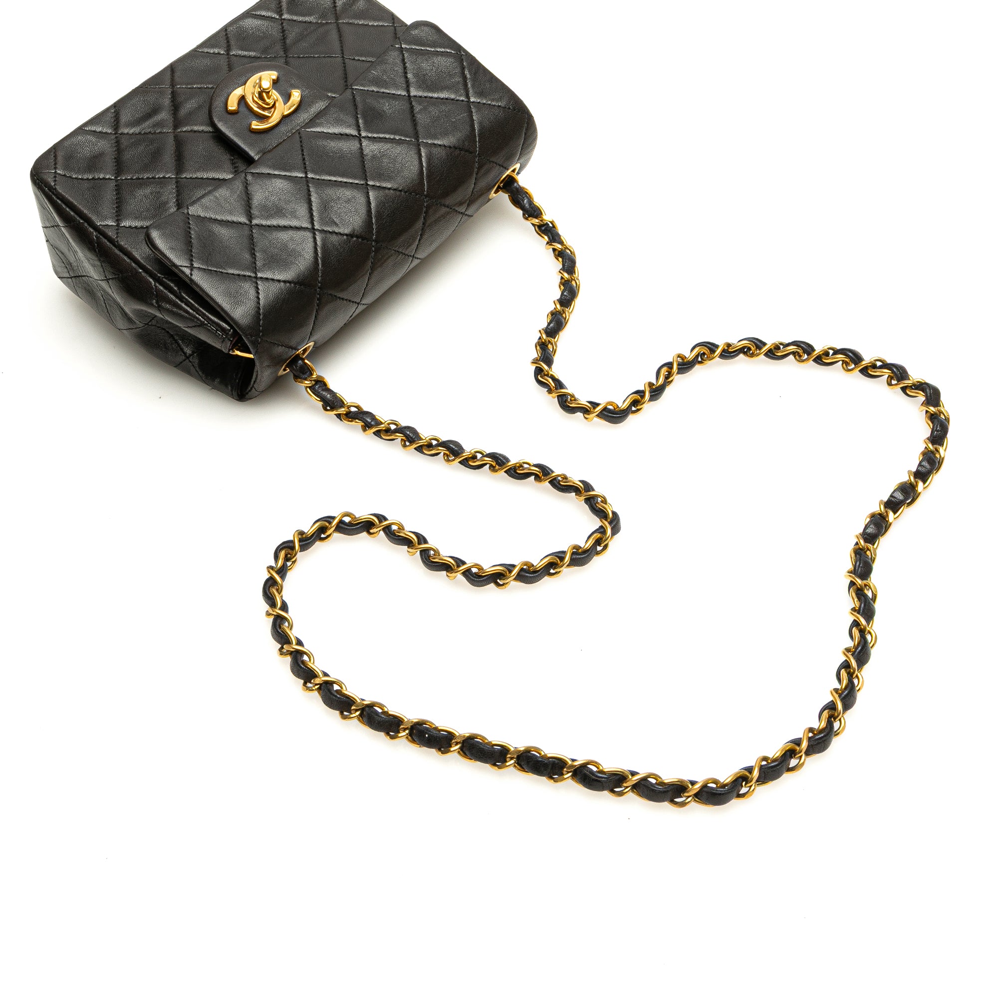 Chanel Mini Square Classic Lambskin Single Flap - image 15