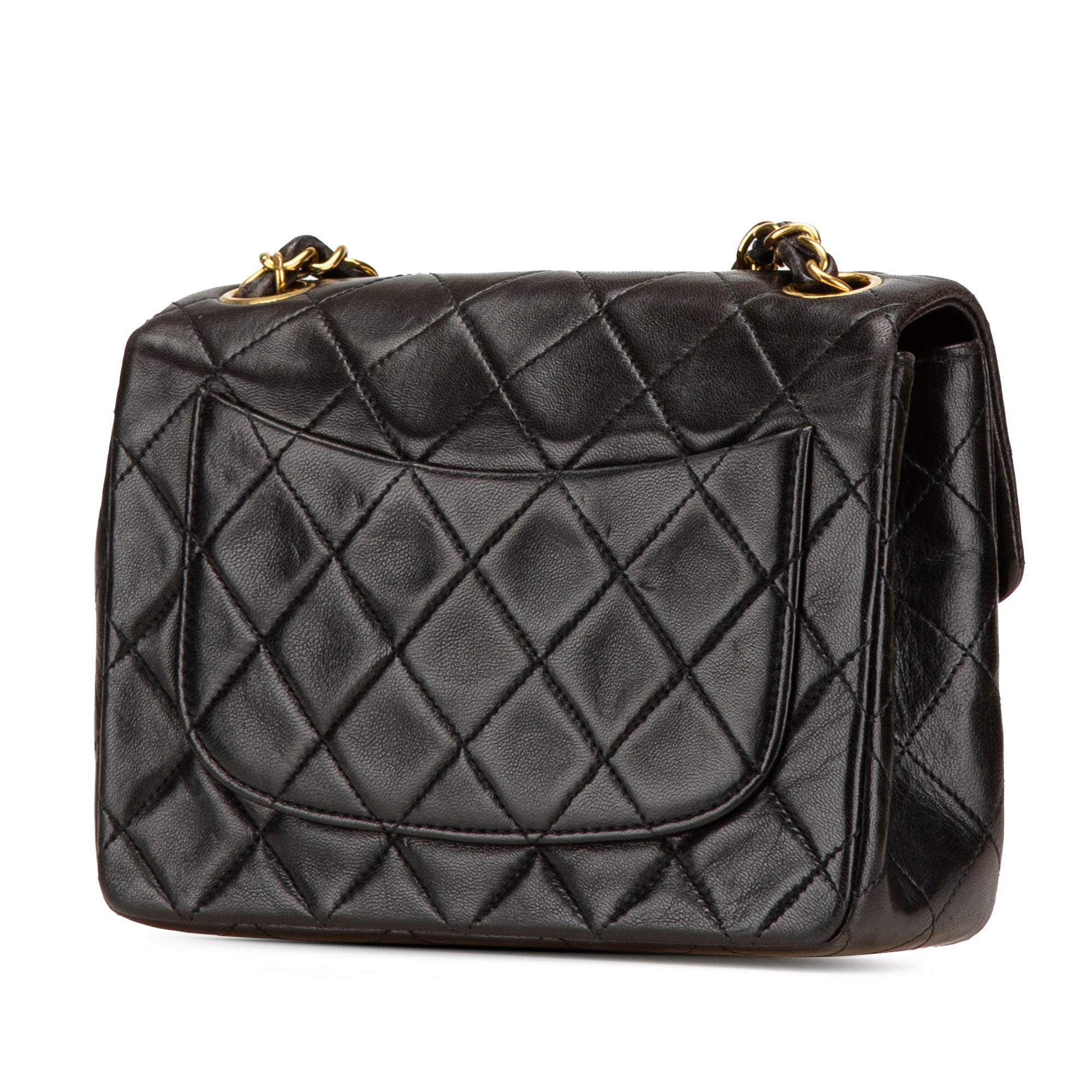Chanel Mini Square Classic Lambskin Single Flap - image 2