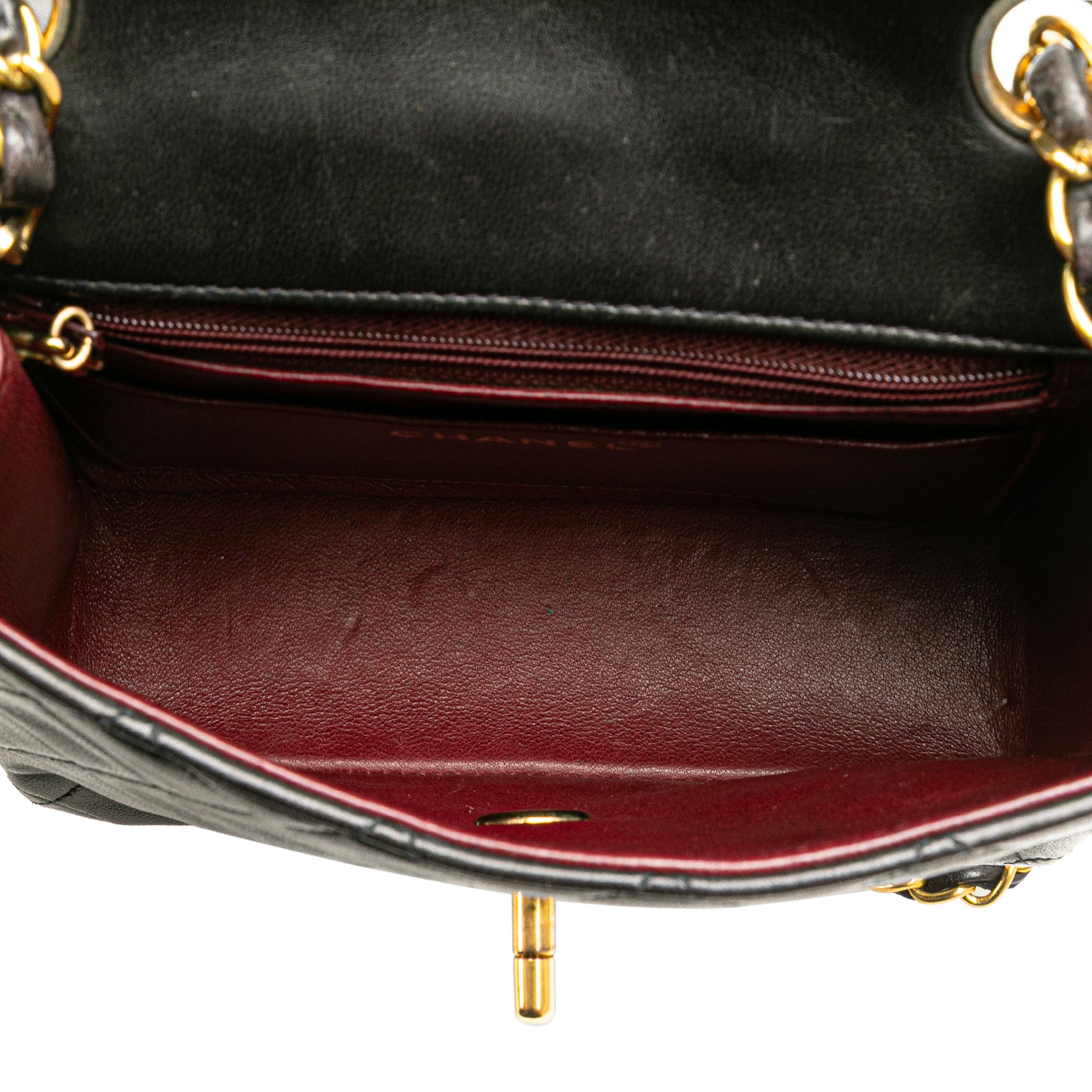 Chanel Mini Square Classic Lambskin Single Flap - image 4