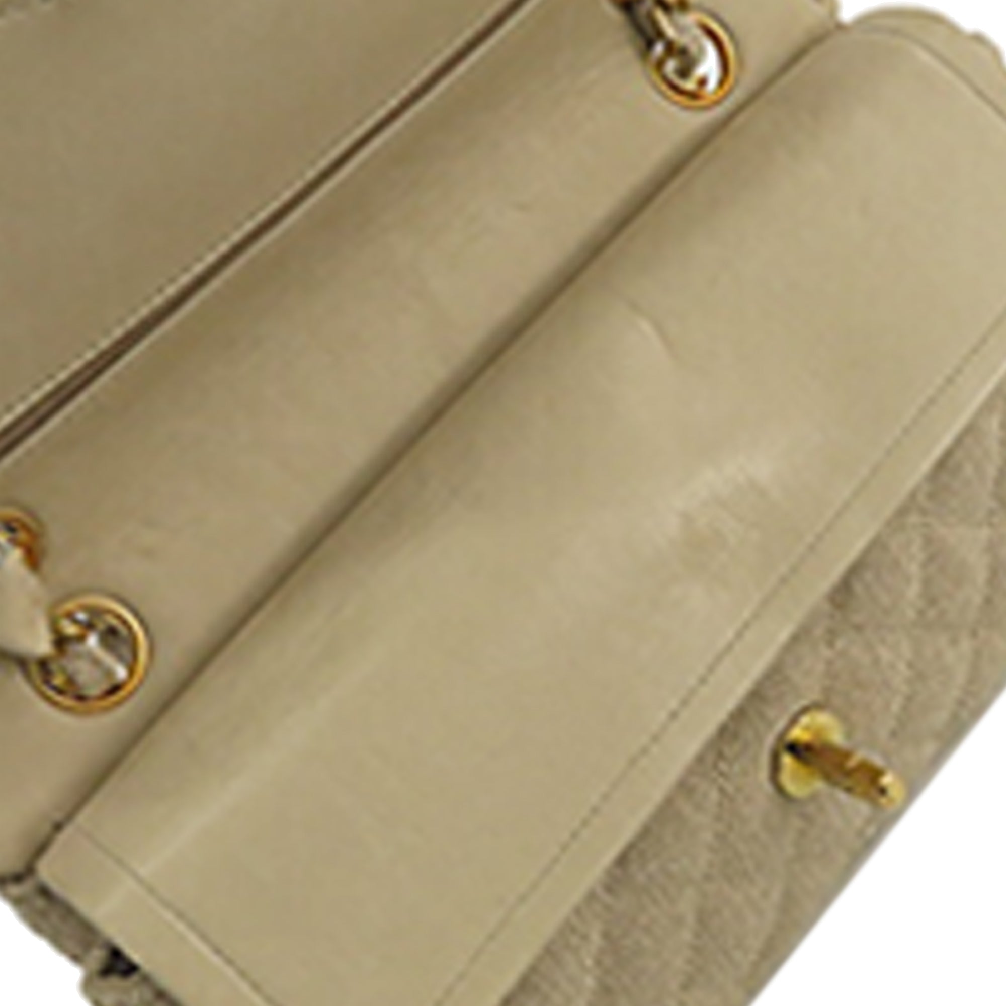 Chanel Small Classic Linen Double Flap - image 5