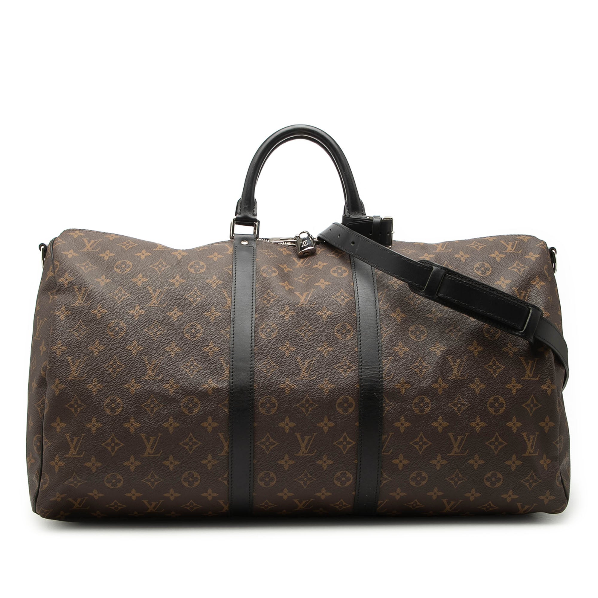 Louis Vuitton Monogram Macassar Keepall Bandouliere 55 - image 1