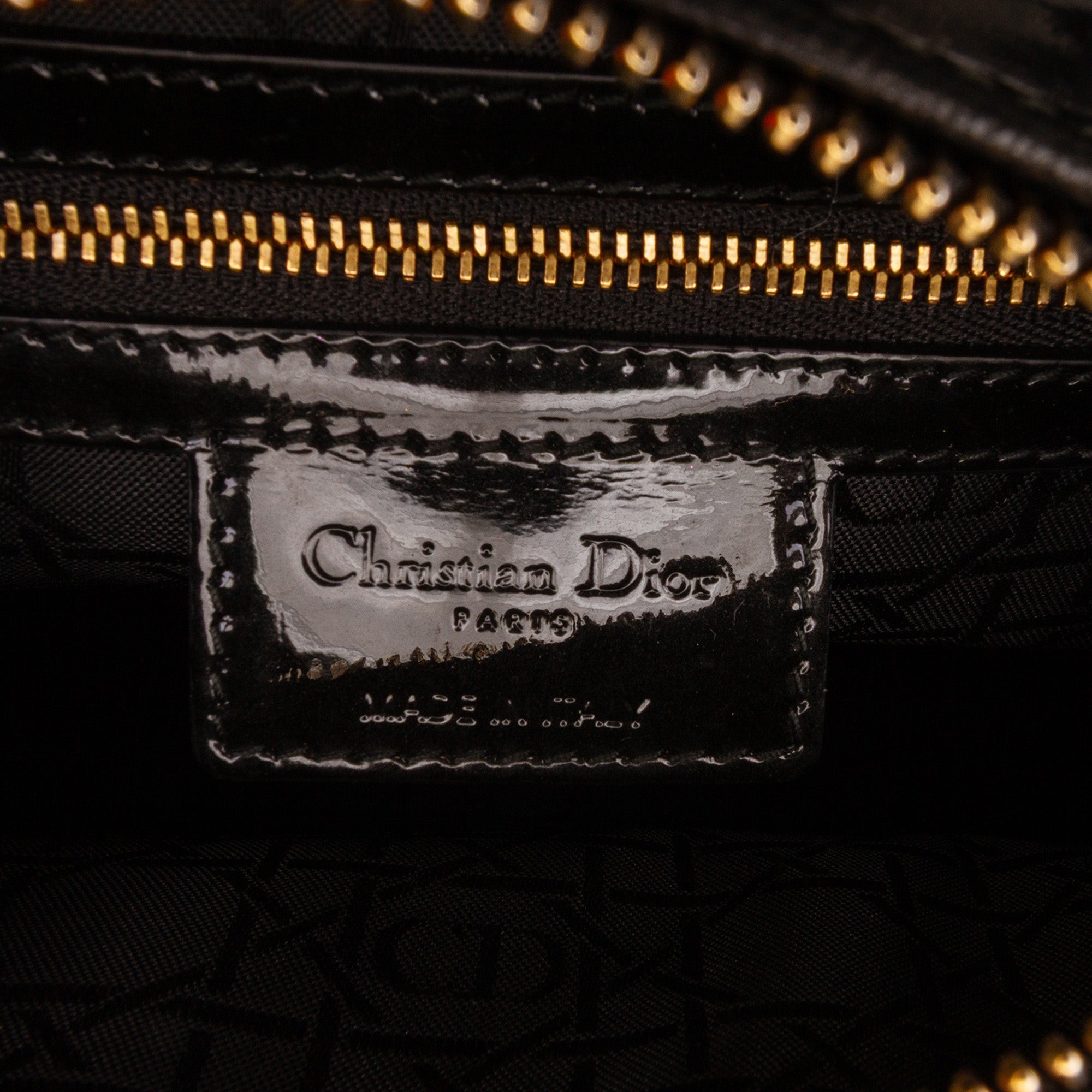 Dior Medium Patent Cannage Lady Dior - image 5