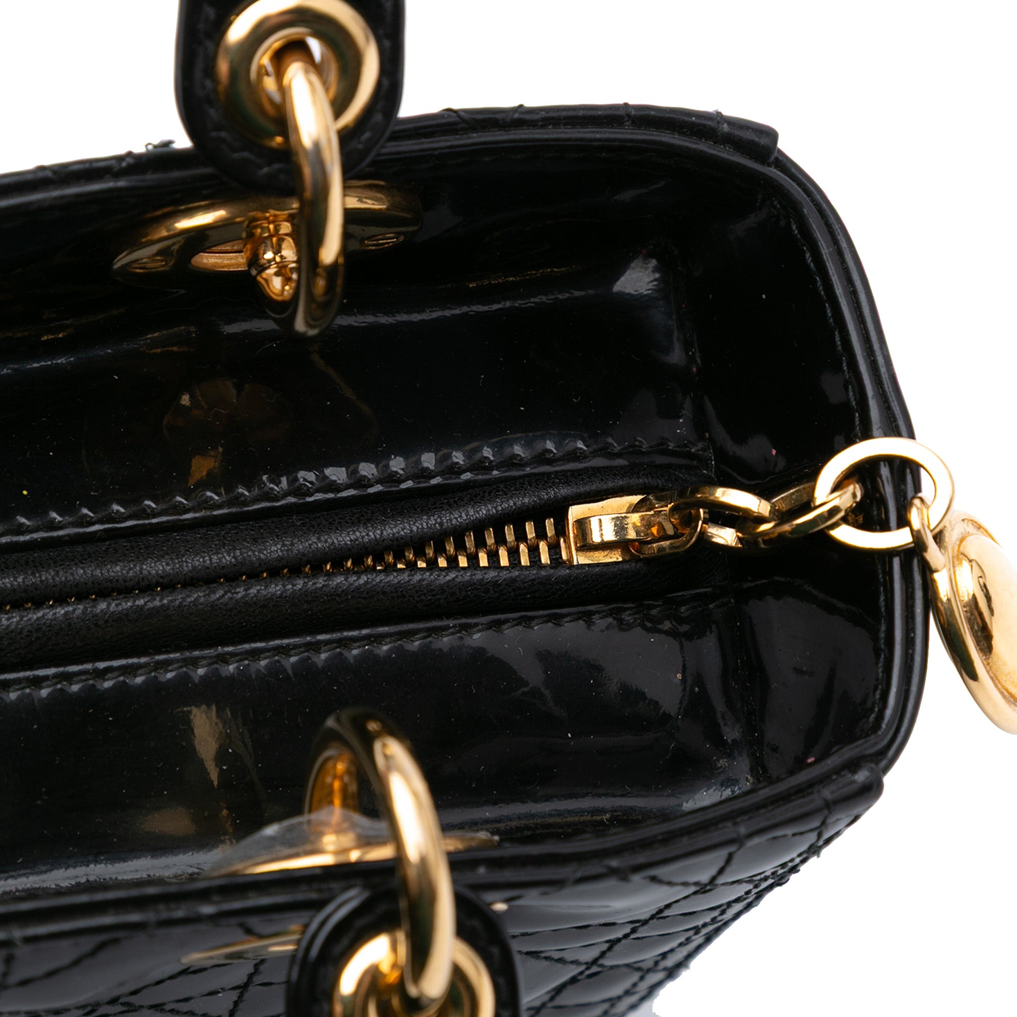 Dior Medium Patent Cannage Lady Dior - image 7