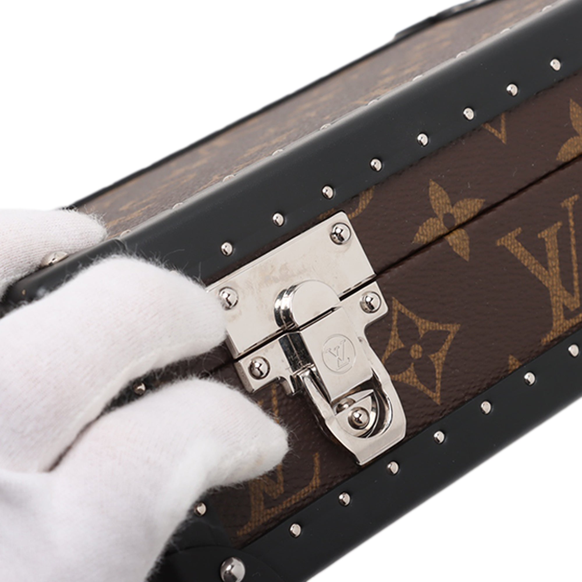 Louis Vuitton Monogram Macassar Clutch Box - image 9