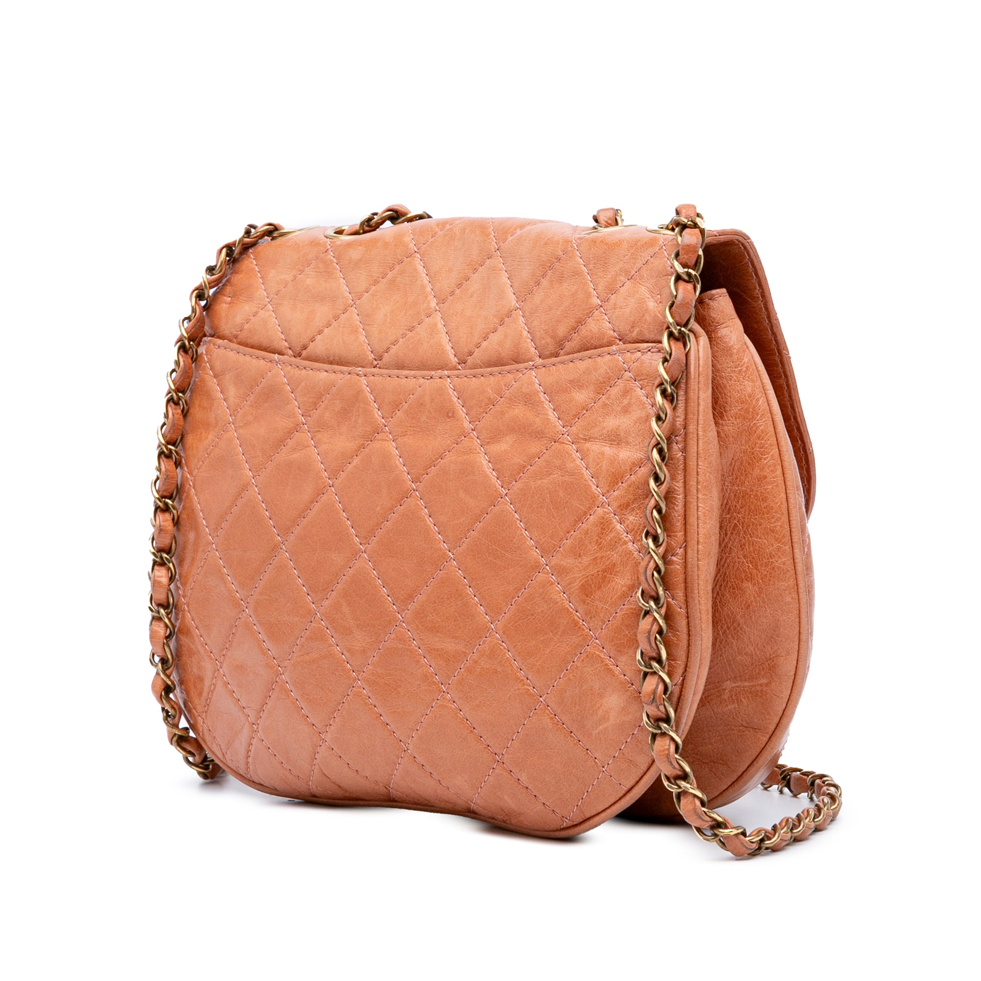 Chanel Medium Aged Calfskin Bubble CC Flap - image 2