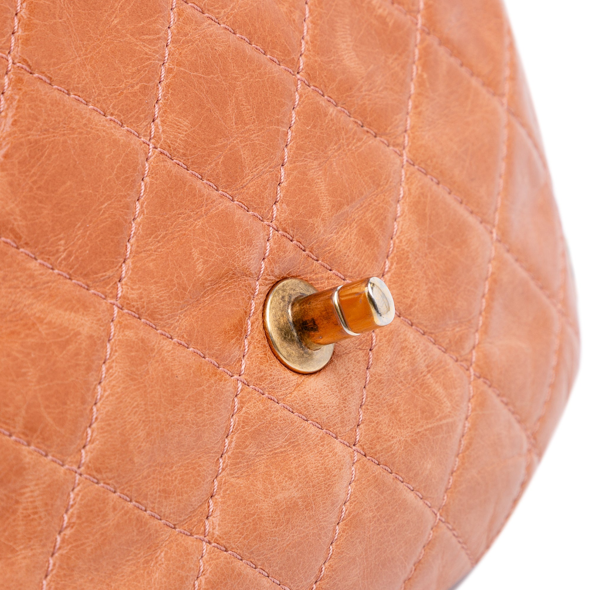 Chanel Medium Aged Calfskin Bubble CC Flap - image 8
