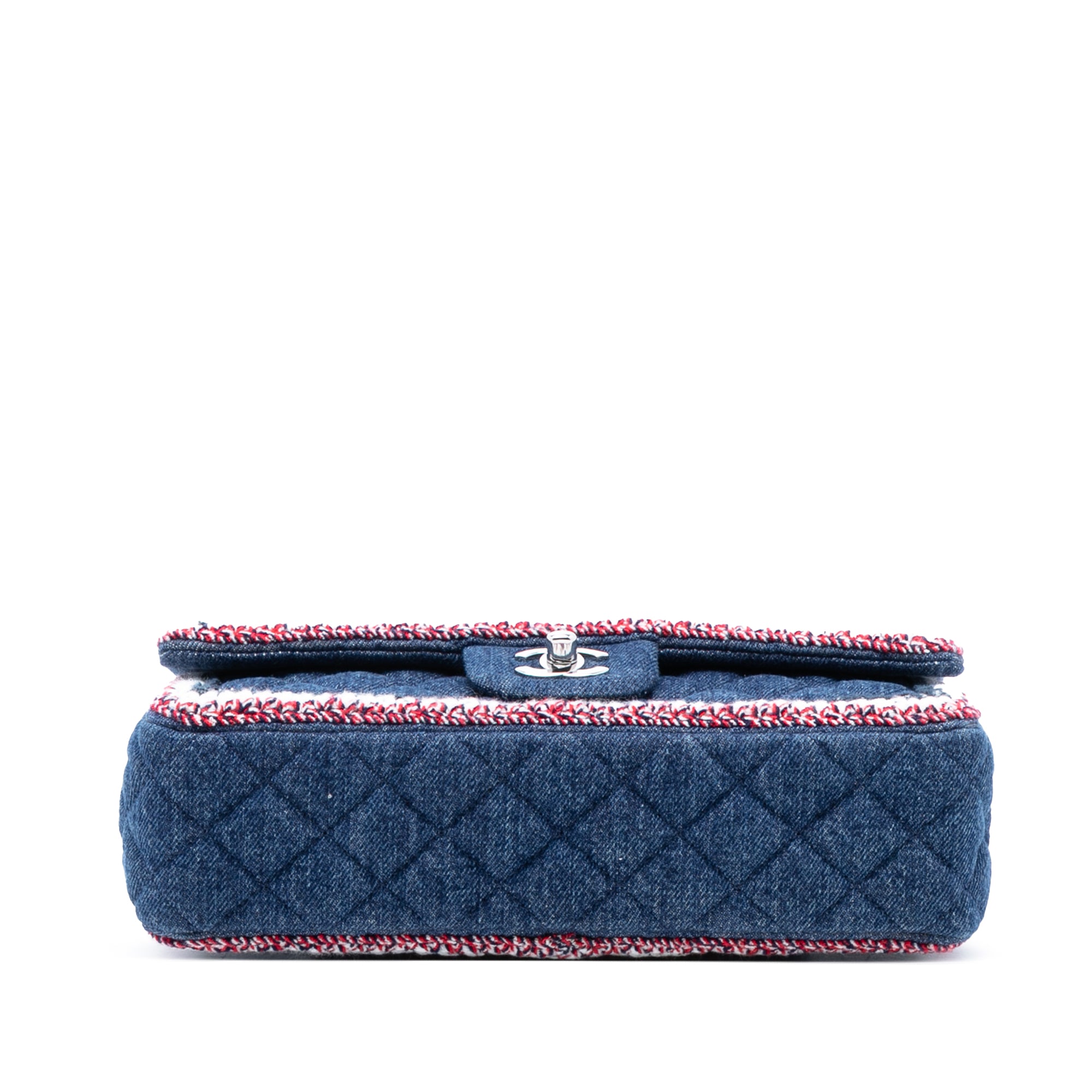 Chanel Medium Classic Denim Braided Single Flap - image 3