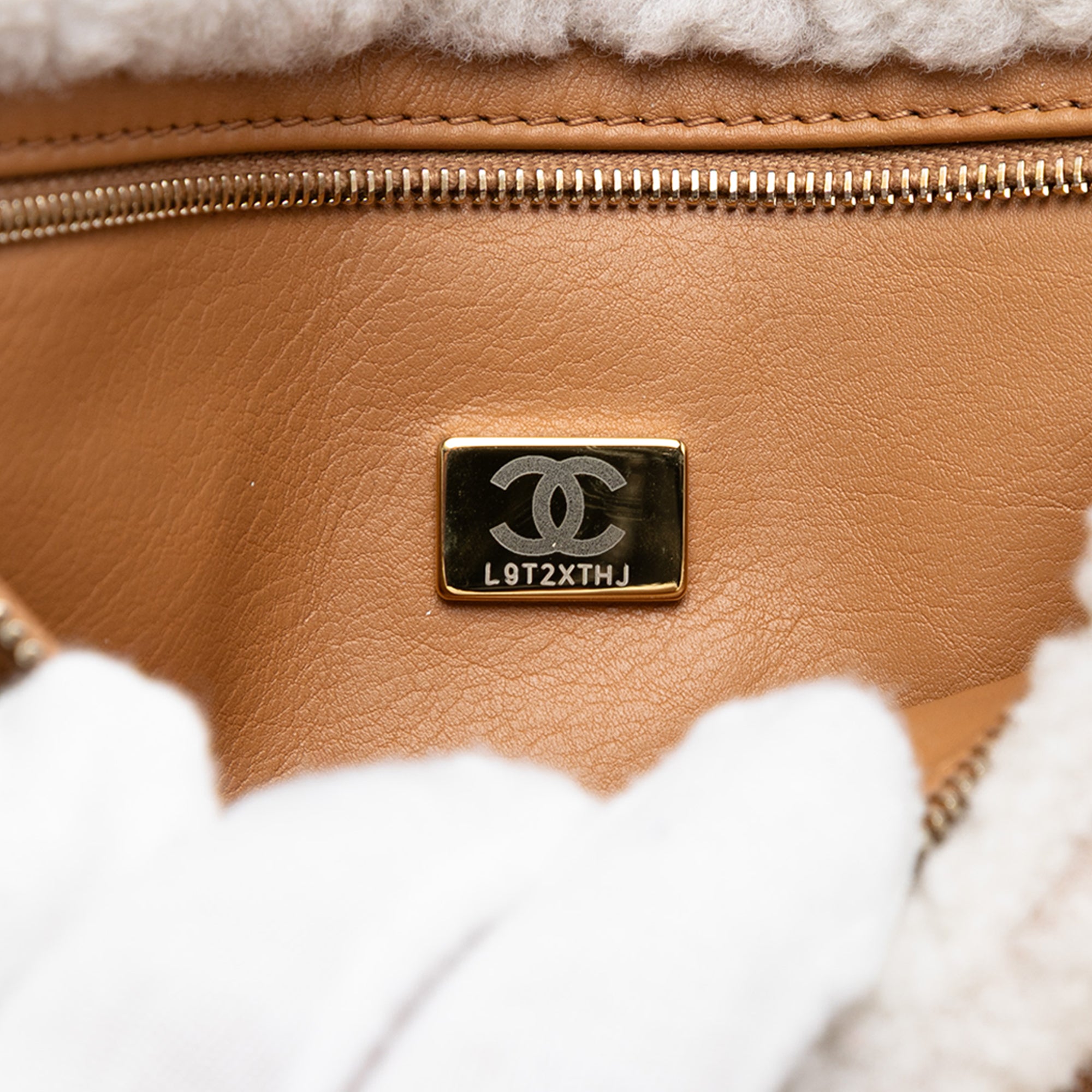 Chanel Medium Embroidered Suede 19 Flap with Shearling Trim - image 6