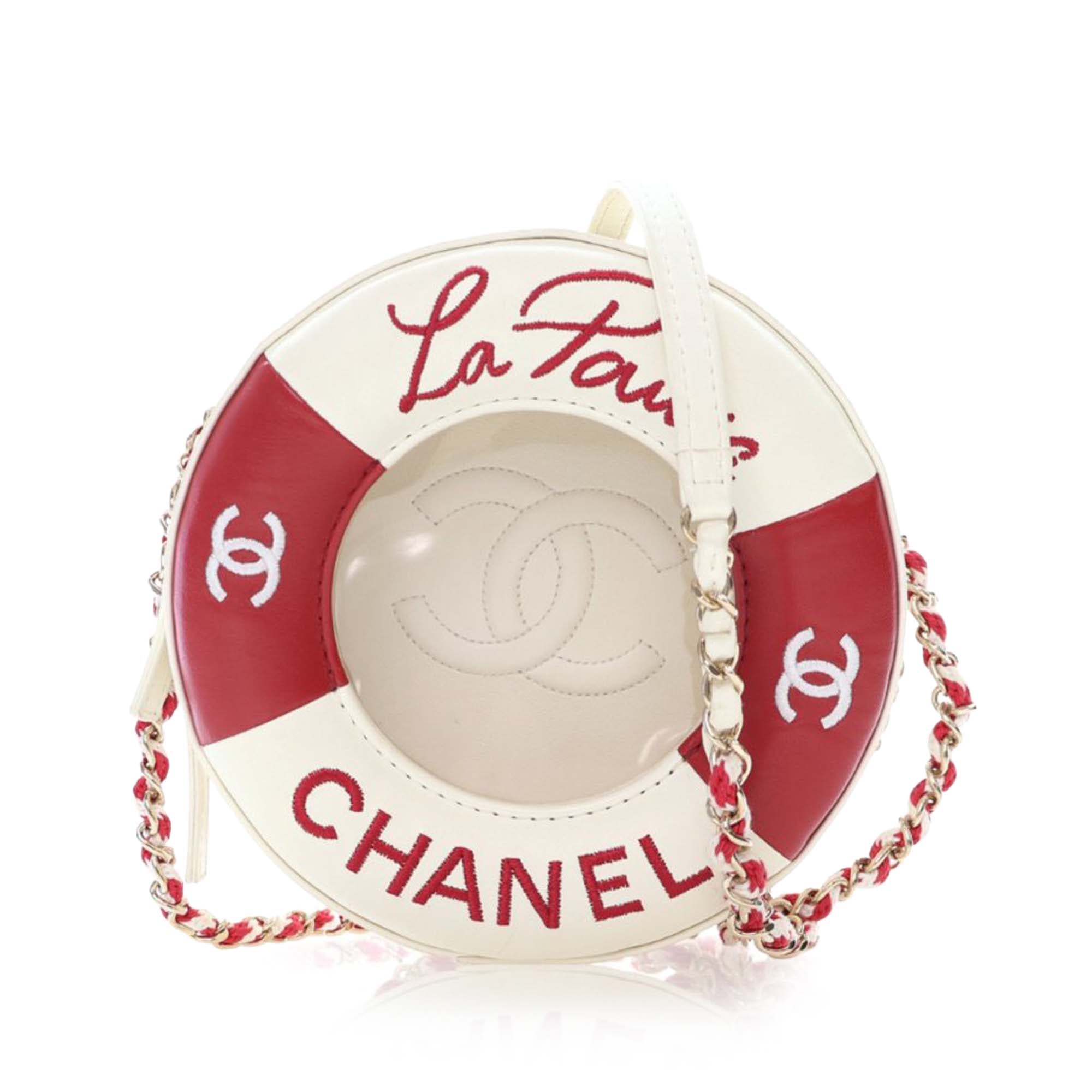 Chanel Lambskin La Pausa Coco Lifesaver Round Crossbody - image 1