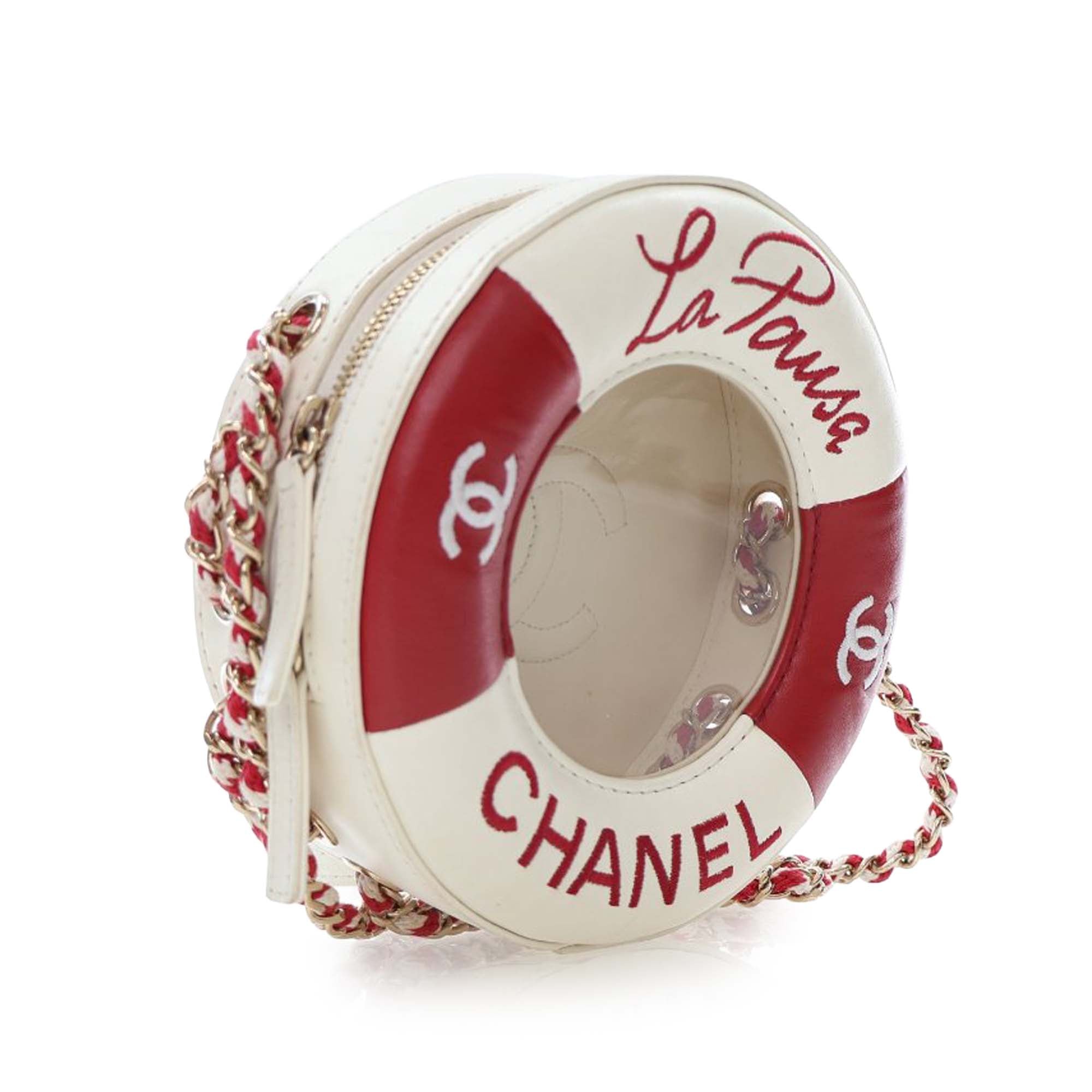 Chanel Lambskin La Pausa Coco Lifesaver Round Crossbody - image 2