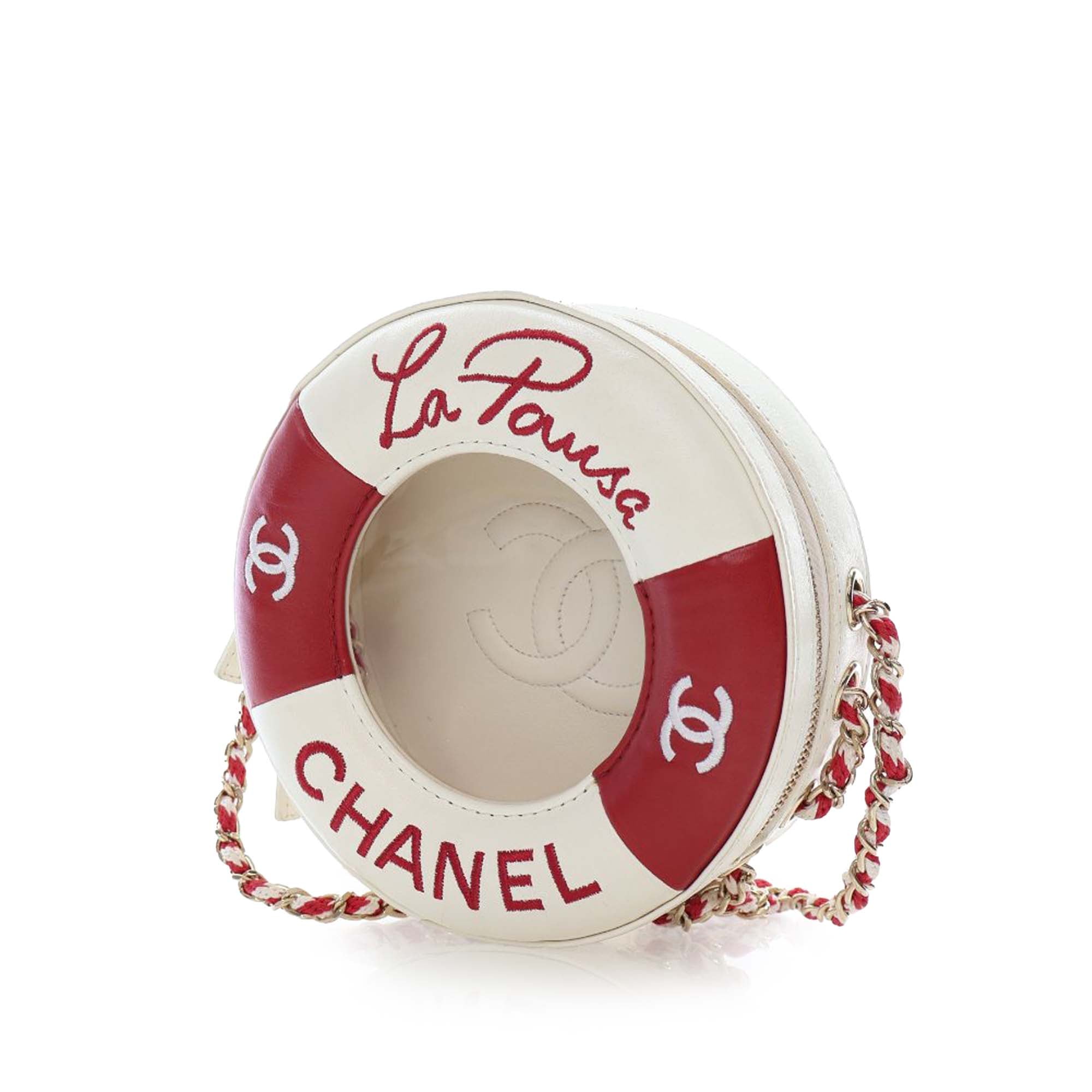 Chanel Lambskin La Pausa Coco Lifesaver Round Crossbody - image 3