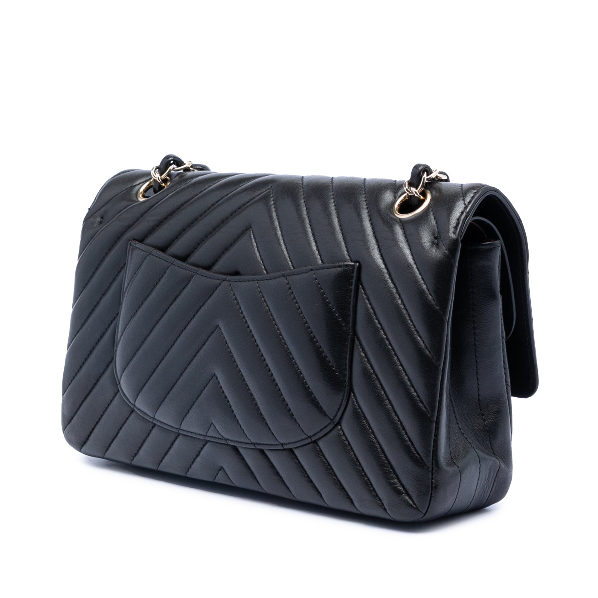 Chanel Medium Classic Chevron Lambskin Double Flap - image 2