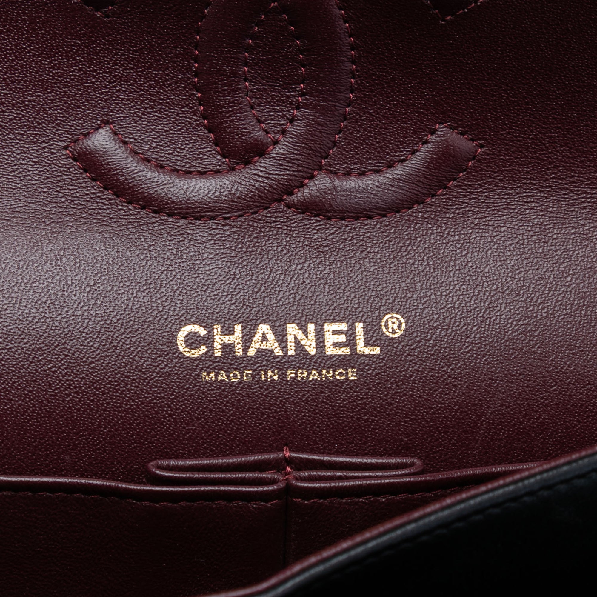Chanel Medium Classic Chevron Lambskin Double Flap - image 5