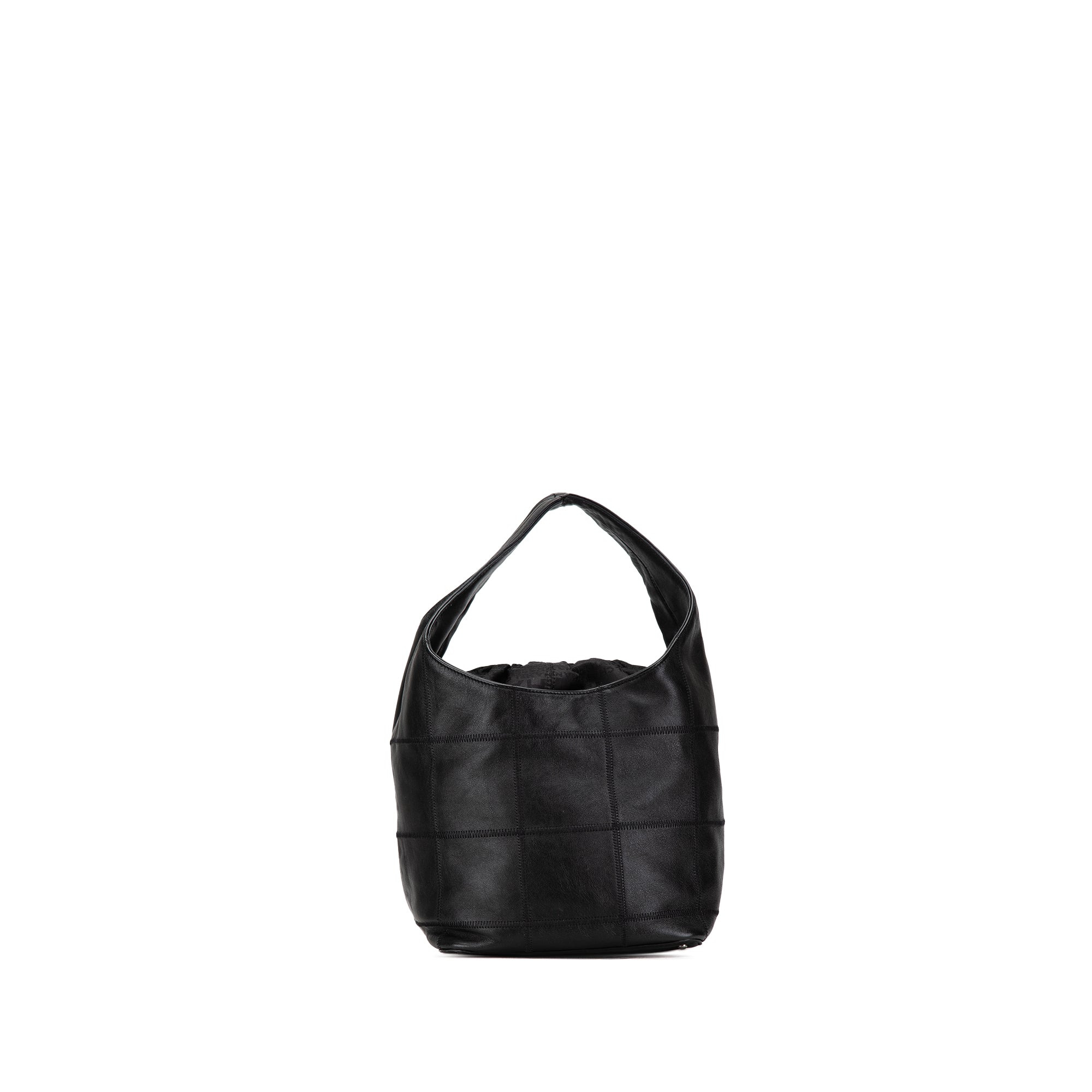 Chanel Calfskin Square Stitch Bucket Bag - image 3